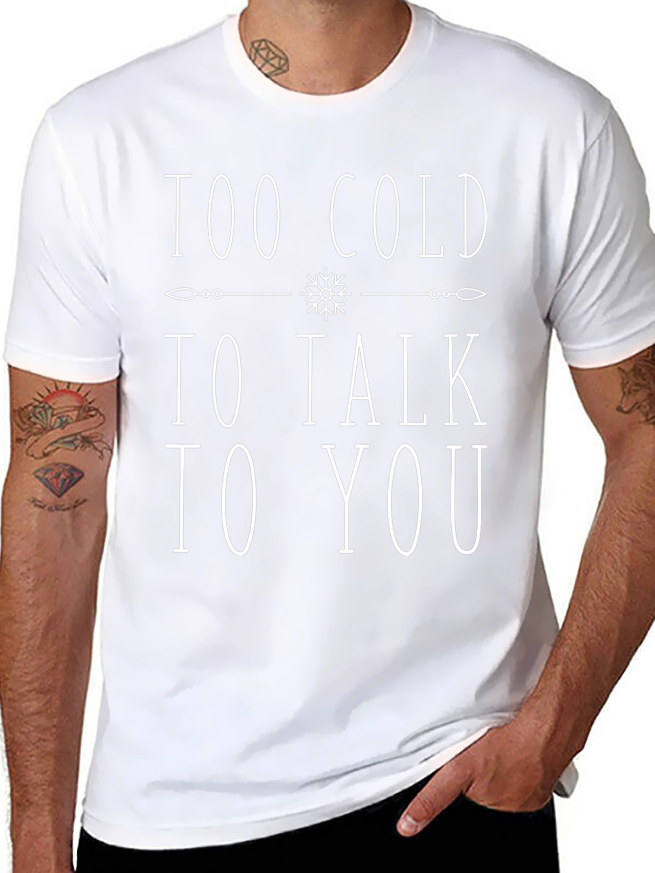 Too Cold to Talk to You Graphic T-Shirt