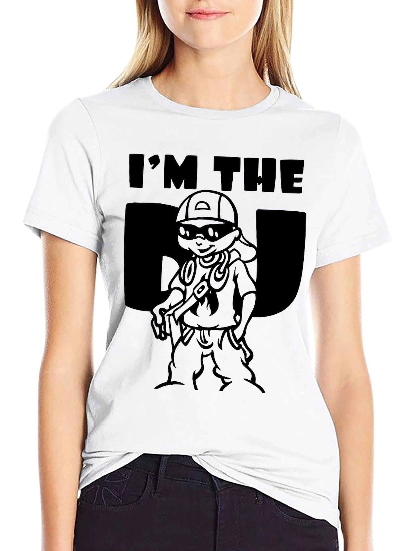 Im The DJ Black Graphic Tee