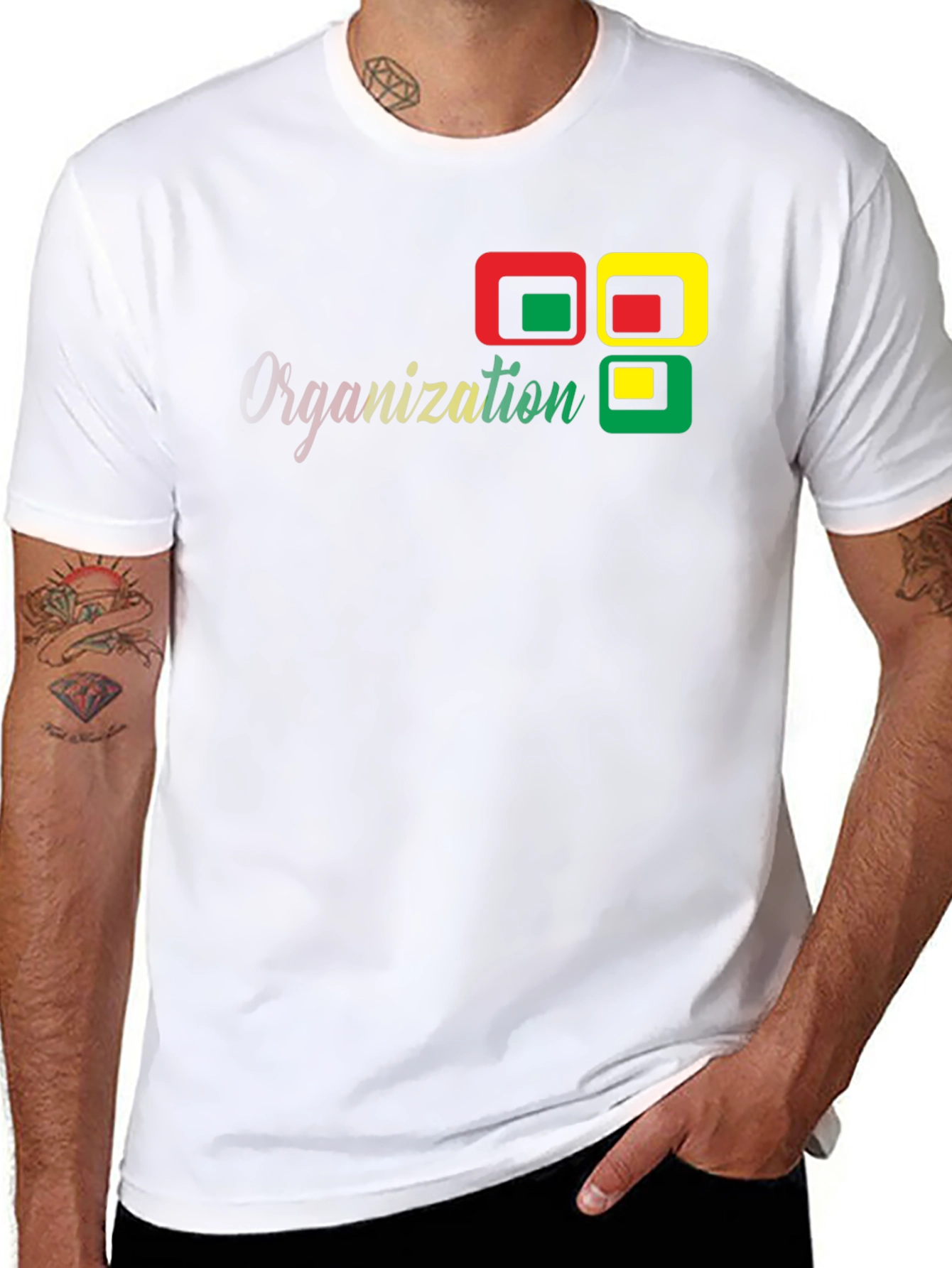 Organization Graphic Black T-Shirt