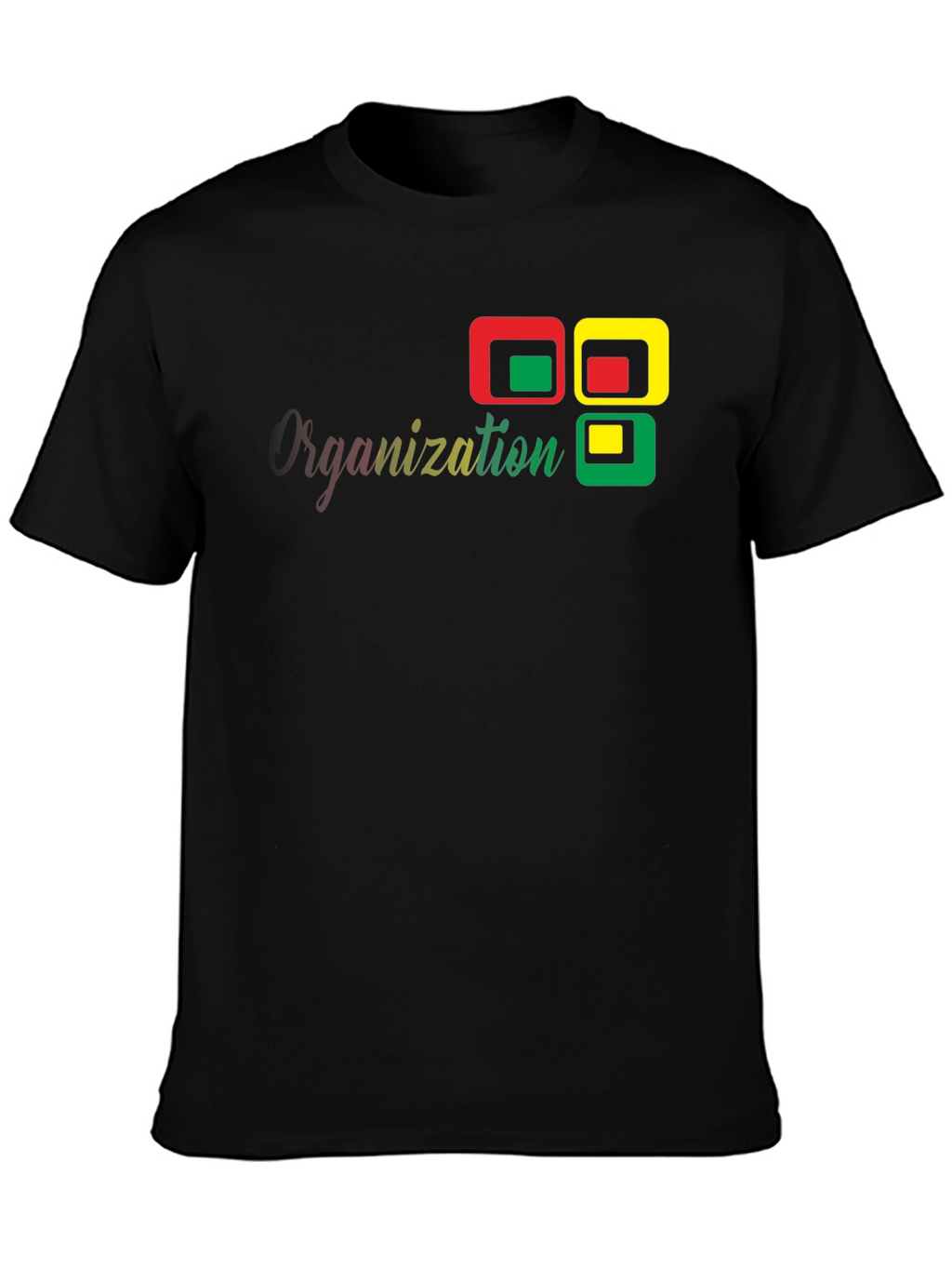 Organization Graphic Black T-Shirt