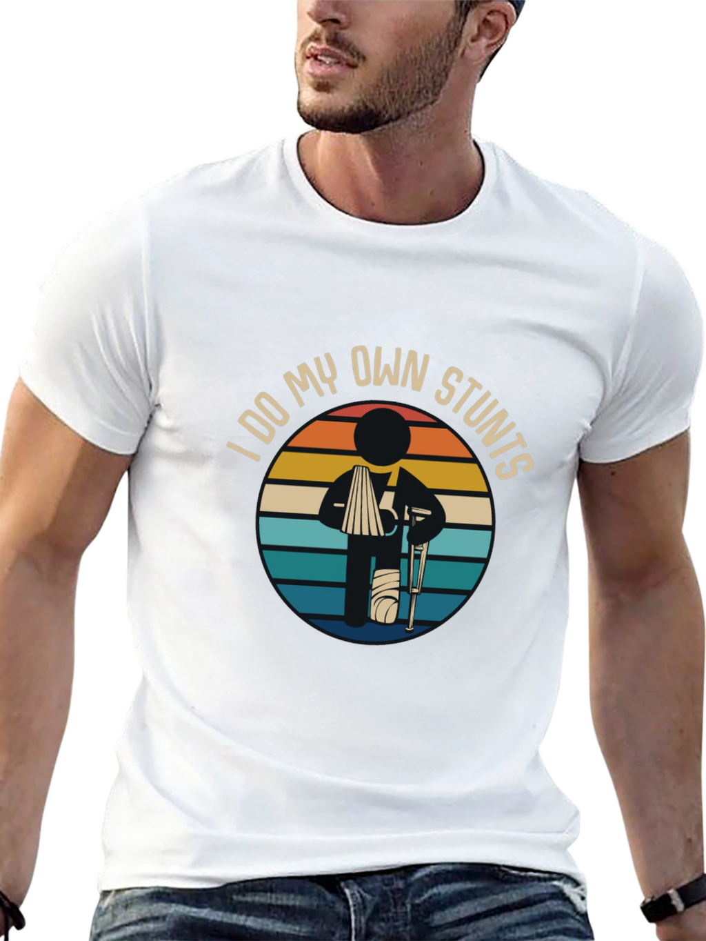 I Do My Own Stunts Graphic Tee