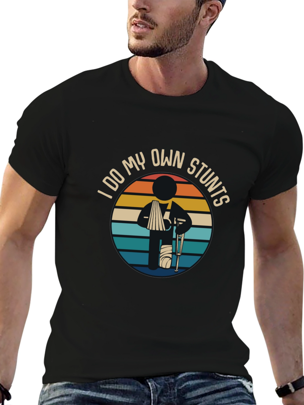 I Do My Own Stunts Graphic Tee