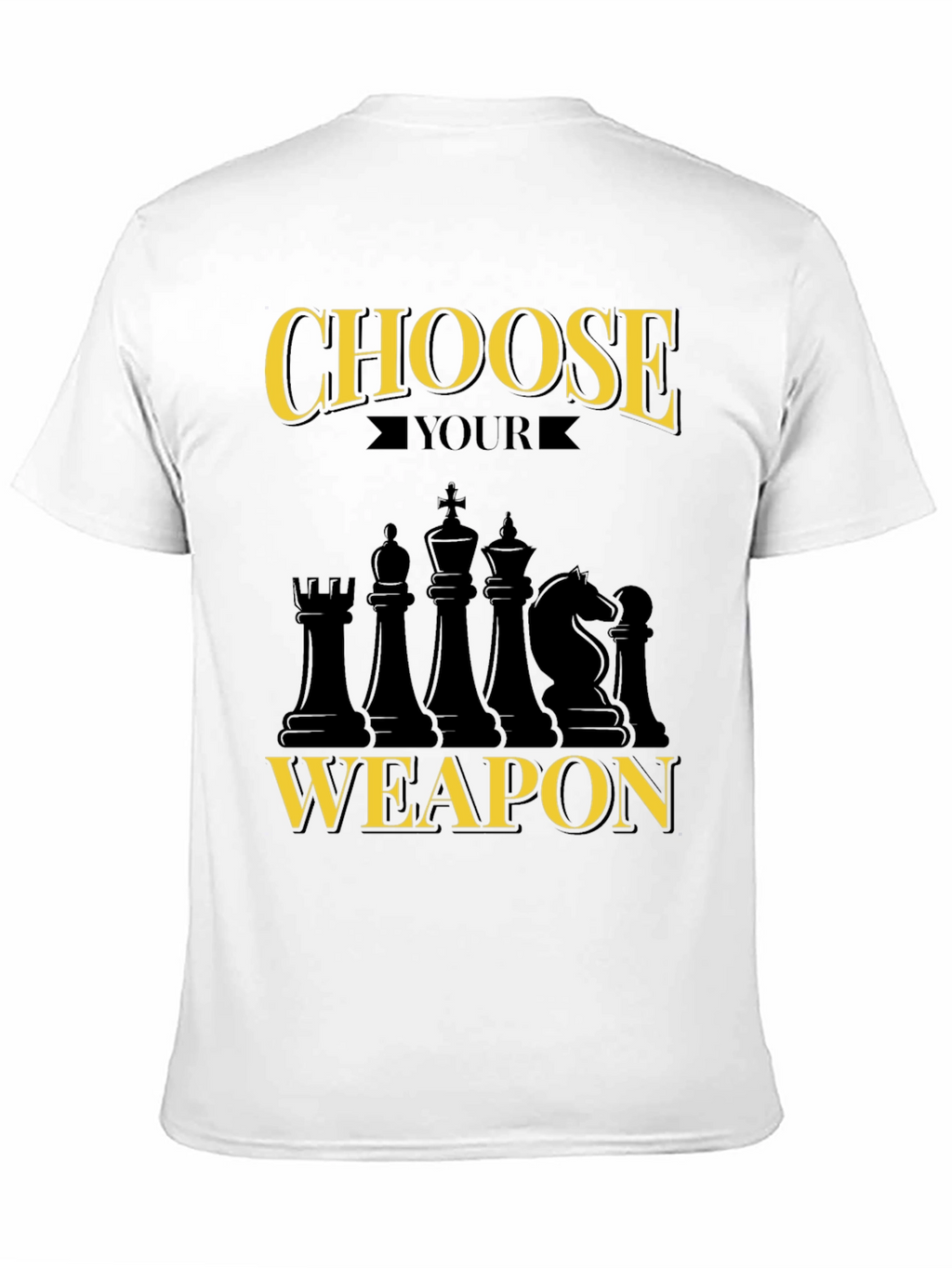Chess Weapon Graphic Tee - Choose Your Weapon T-Shirt