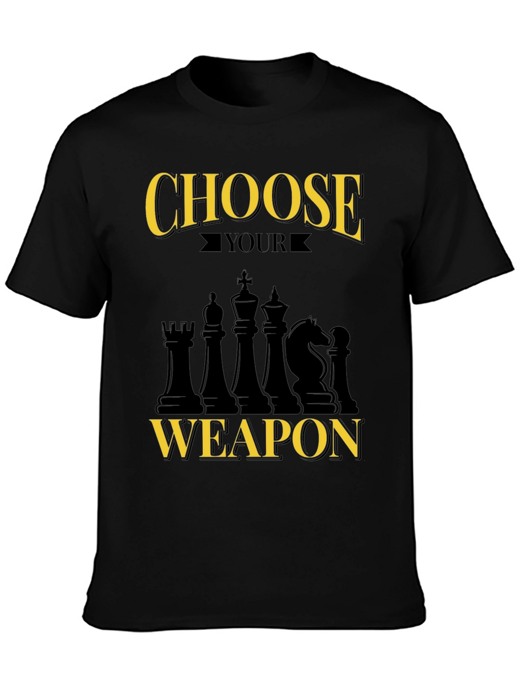 Chess Weapon Graphic Tee - Choose Your Weapon T-Shirt