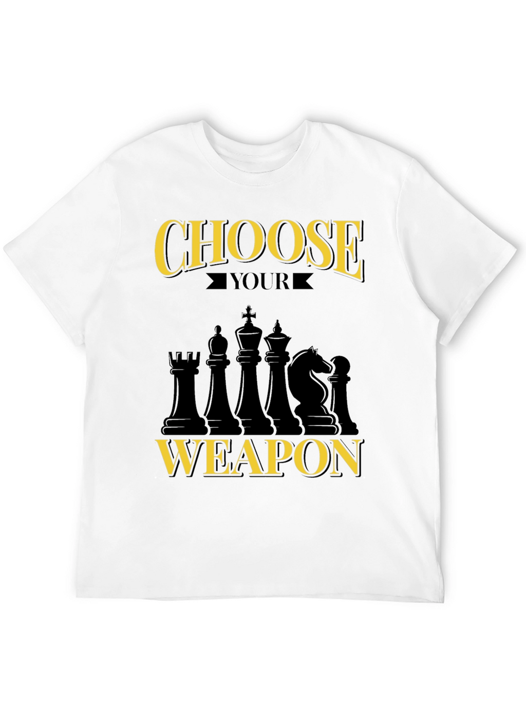 Chess Weapon Graphic Tee - Choose Your Weapon T-Shirt