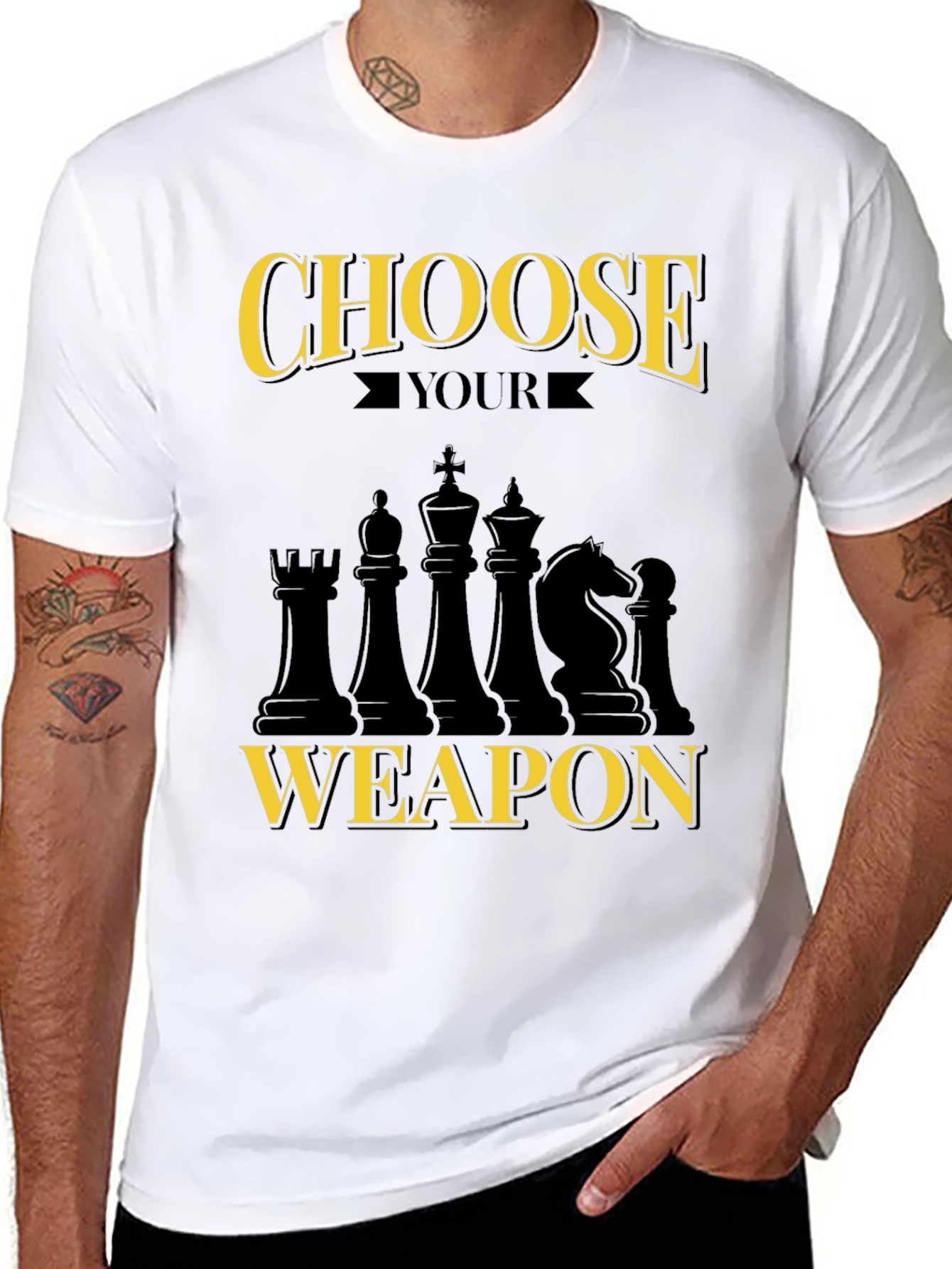 Chess Weapon Graphic Tee - Choose Your Weapon T-Shirt