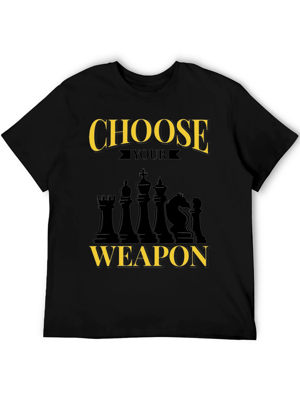 Chess Weapon Graphic Tee - Choose Your Weapon T-Shirt