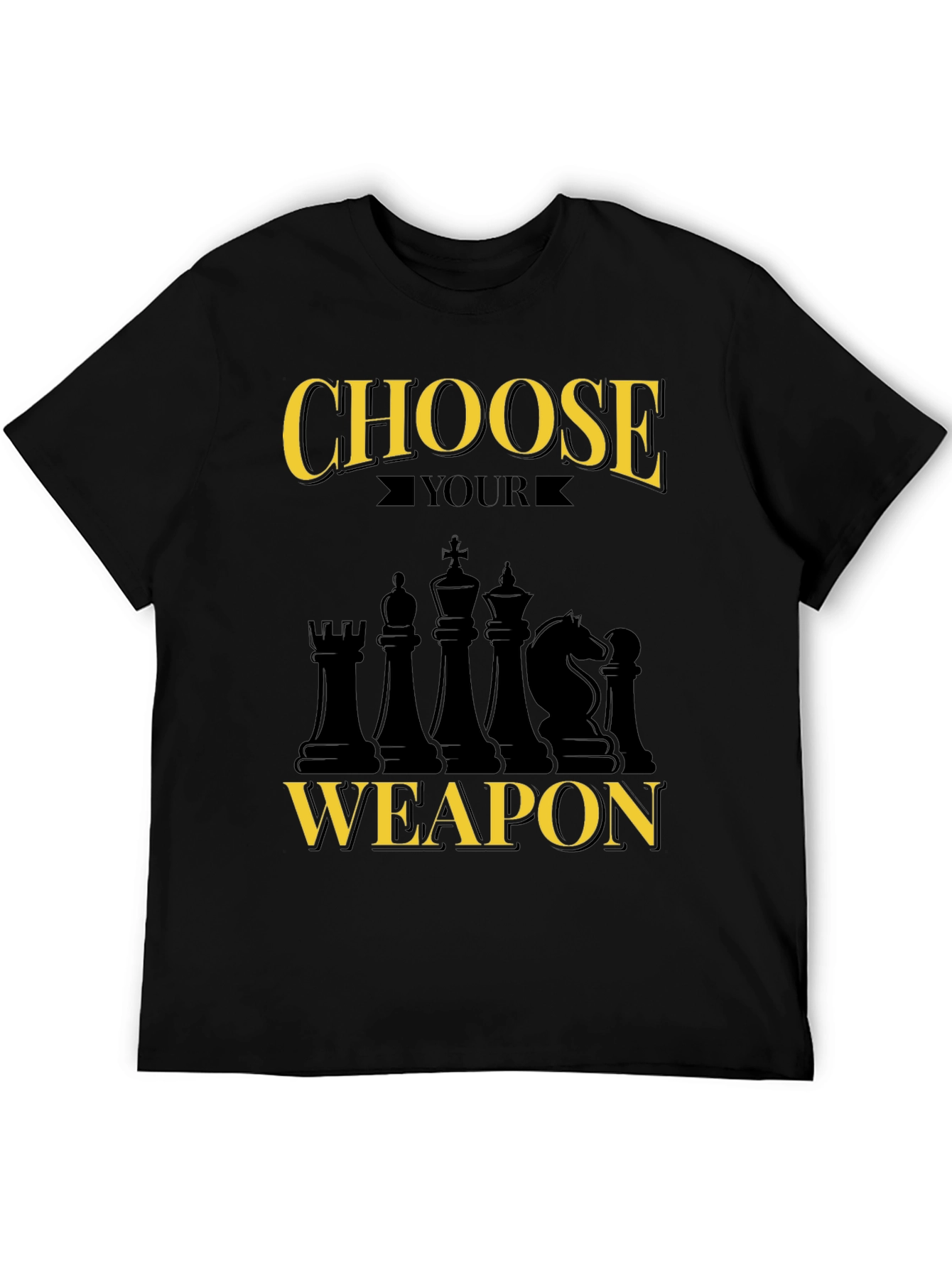 Chess Weapon Graphic Tee - Choose Your Weapon T-Shirt