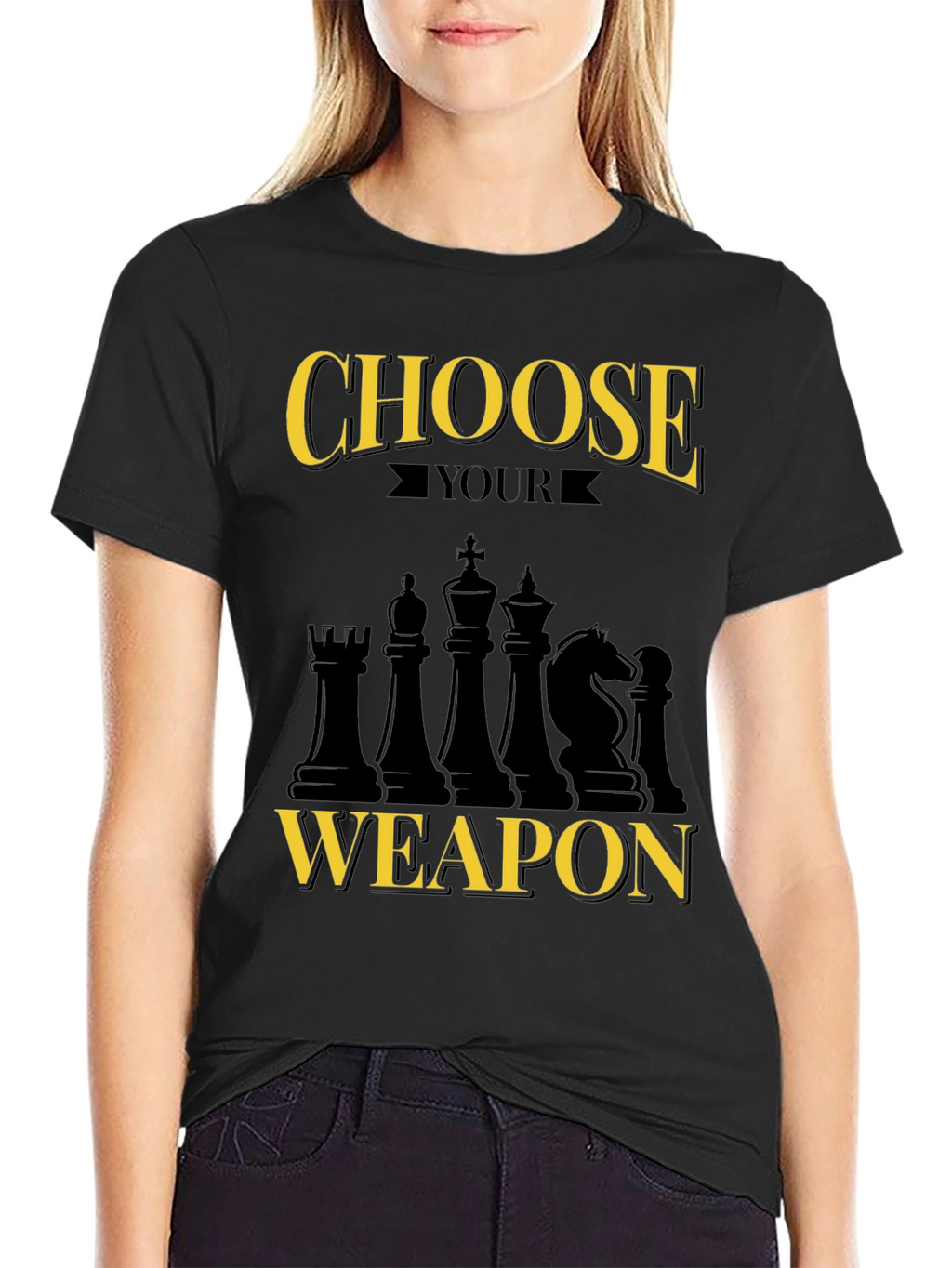 Chess Weapon Graphic Tee - Choose Your Weapon T-Shirt