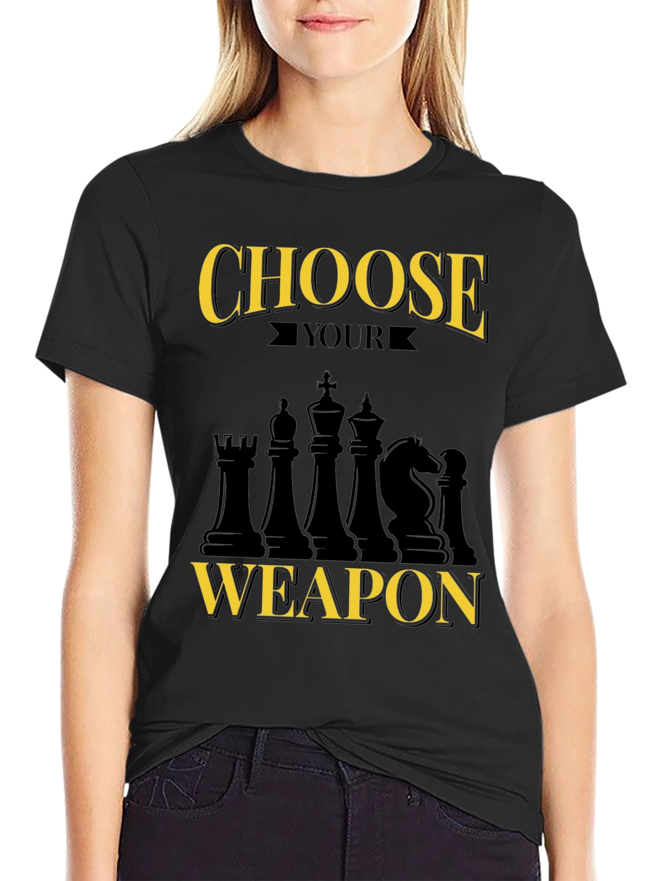 Chess Weapon Graphic Tee - Choose Your Weapon T-Shirt