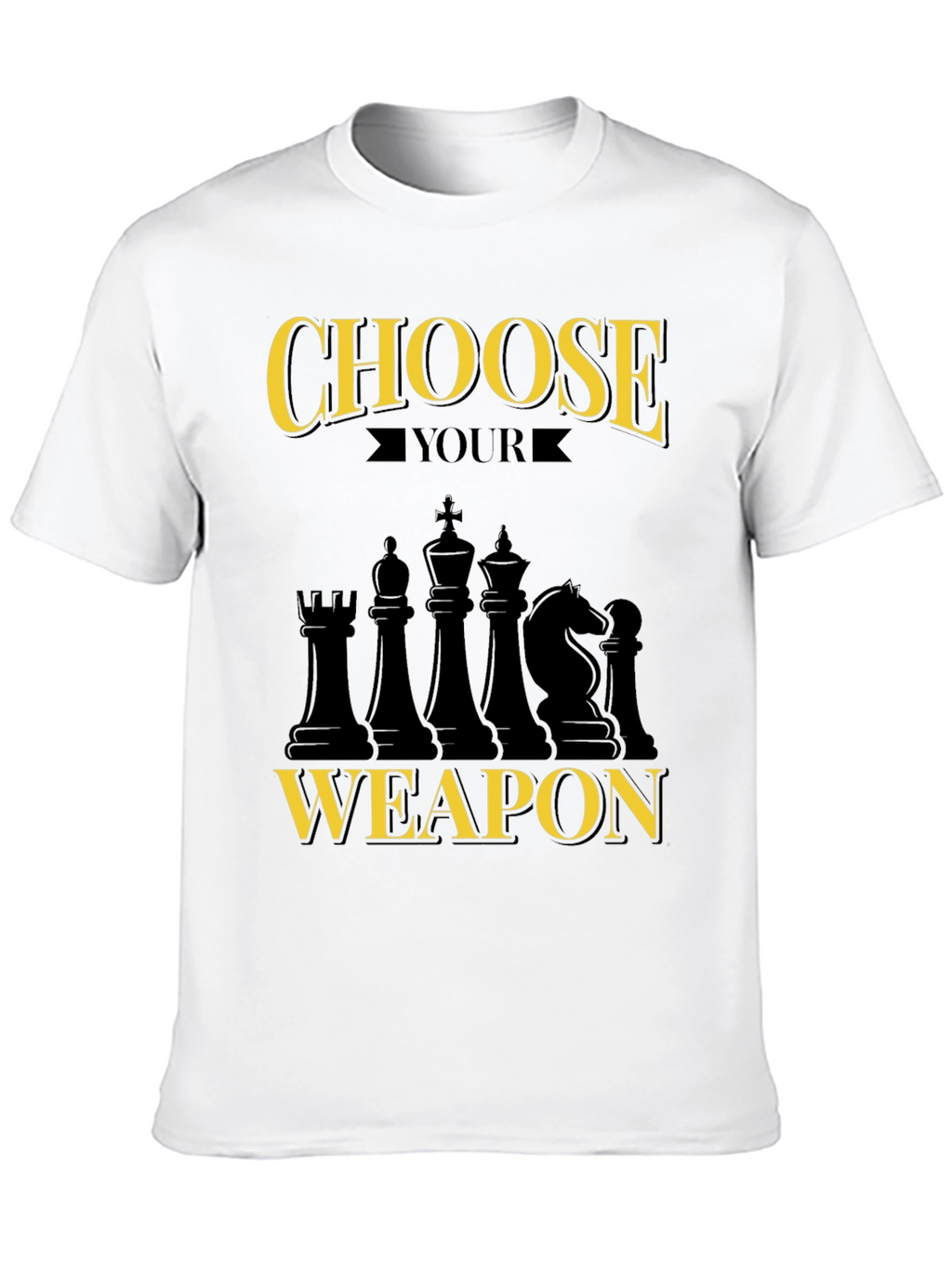 Chess Weapon Graphic Tee - Choose Your Weapon T-Shirt