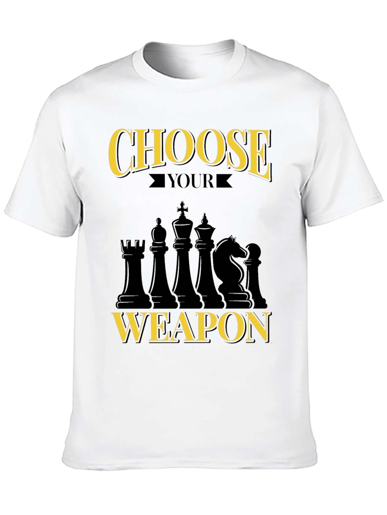 Chess Weapon Graphic Tee - Choose Your Weapon T-Shirt