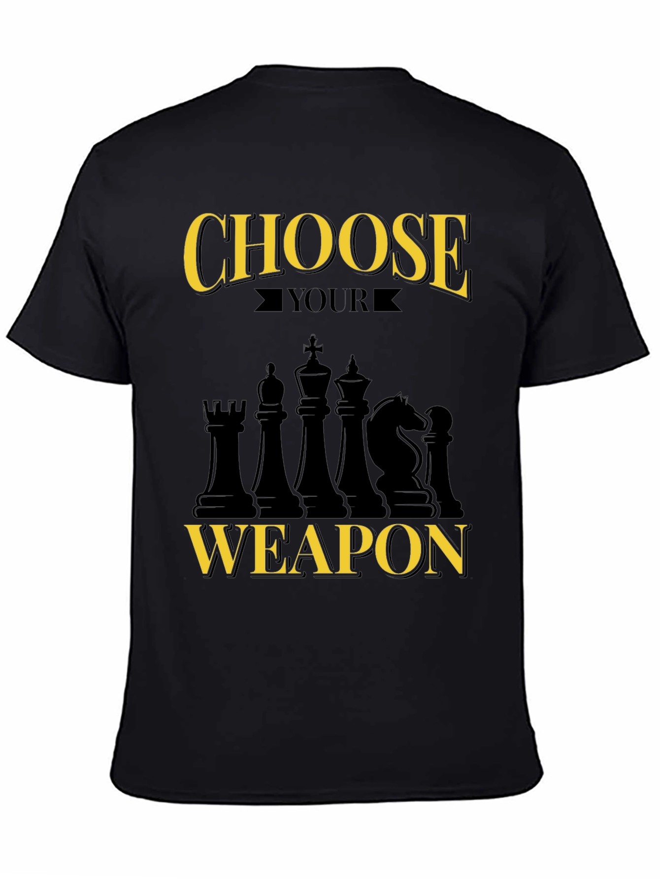 Chess Weapon Graphic Tee - Choose Your Weapon T-Shirt
