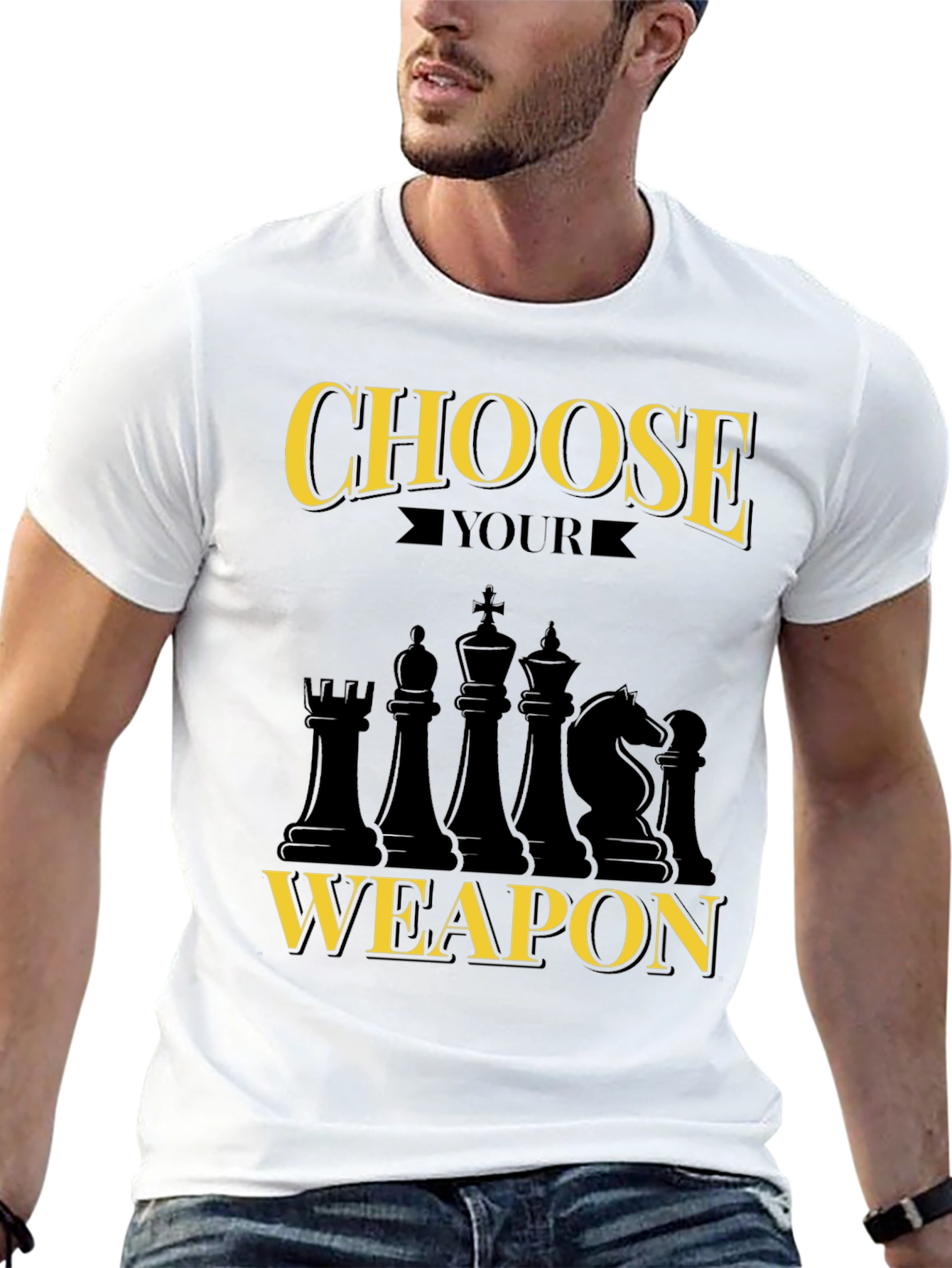 Chess Weapon Graphic Tee - Choose Your Weapon T-Shirt