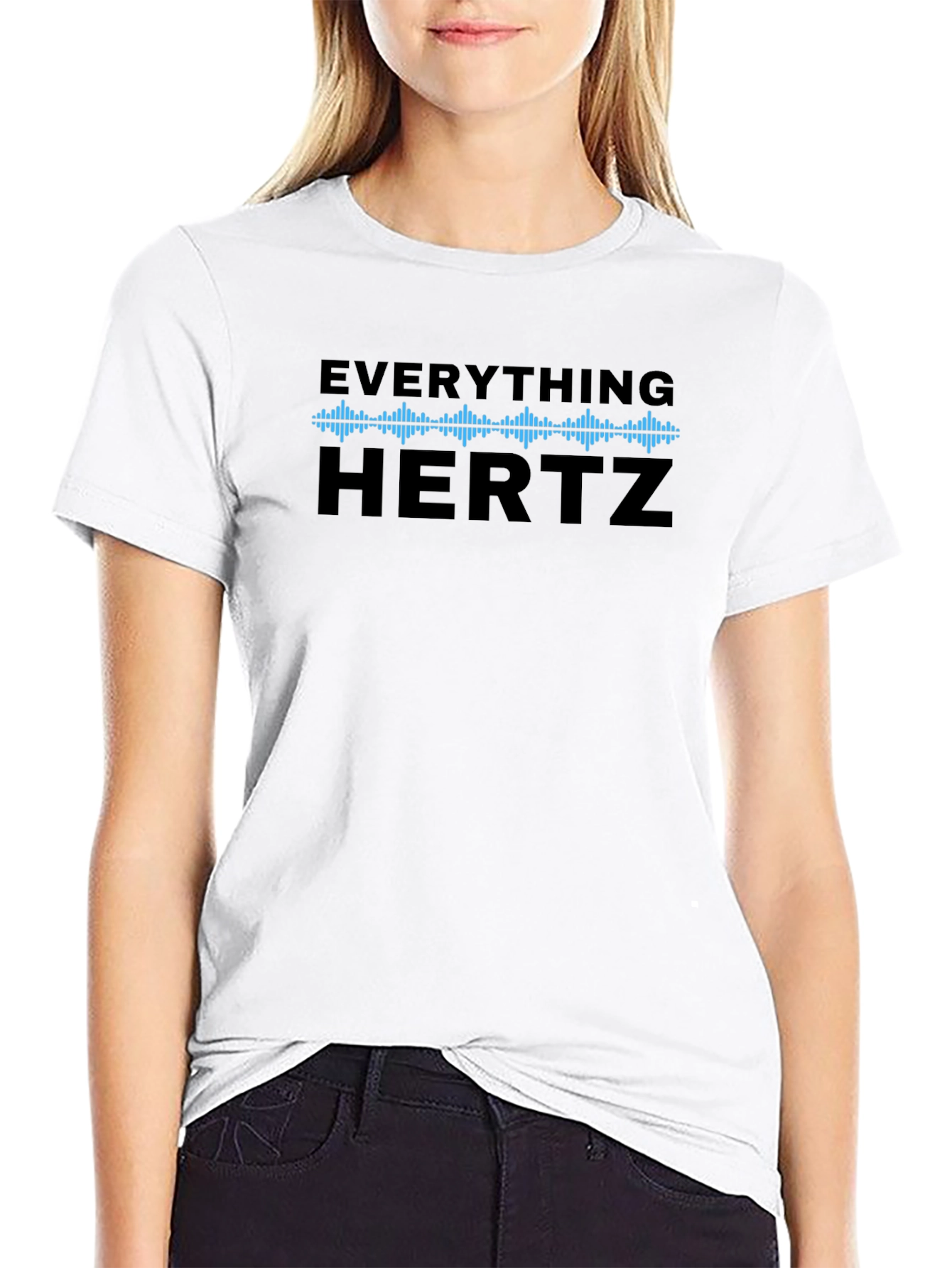 Everything Hertz Black Graphic Tee