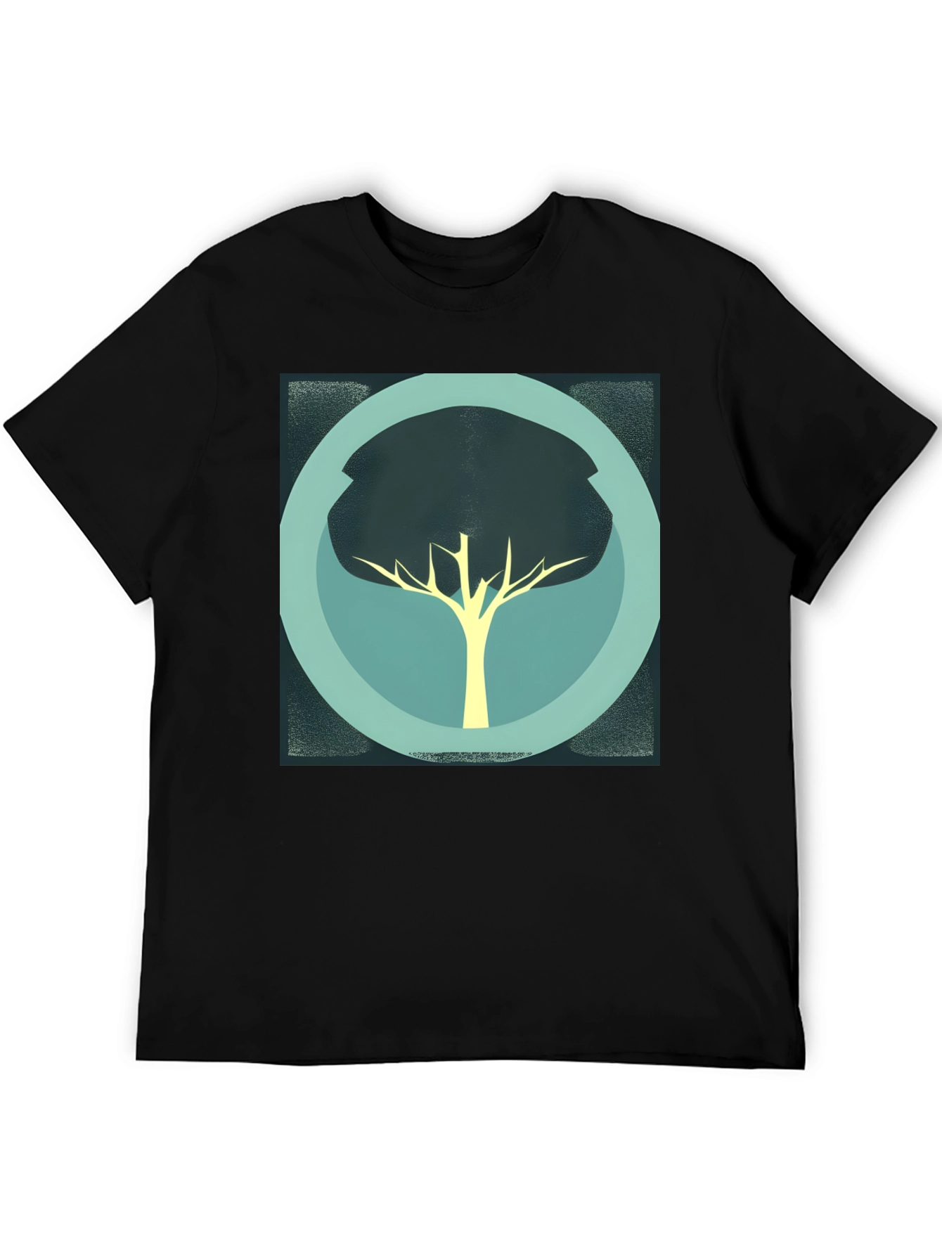 Abstract Tree Graphic T-Shirt - Modern Design