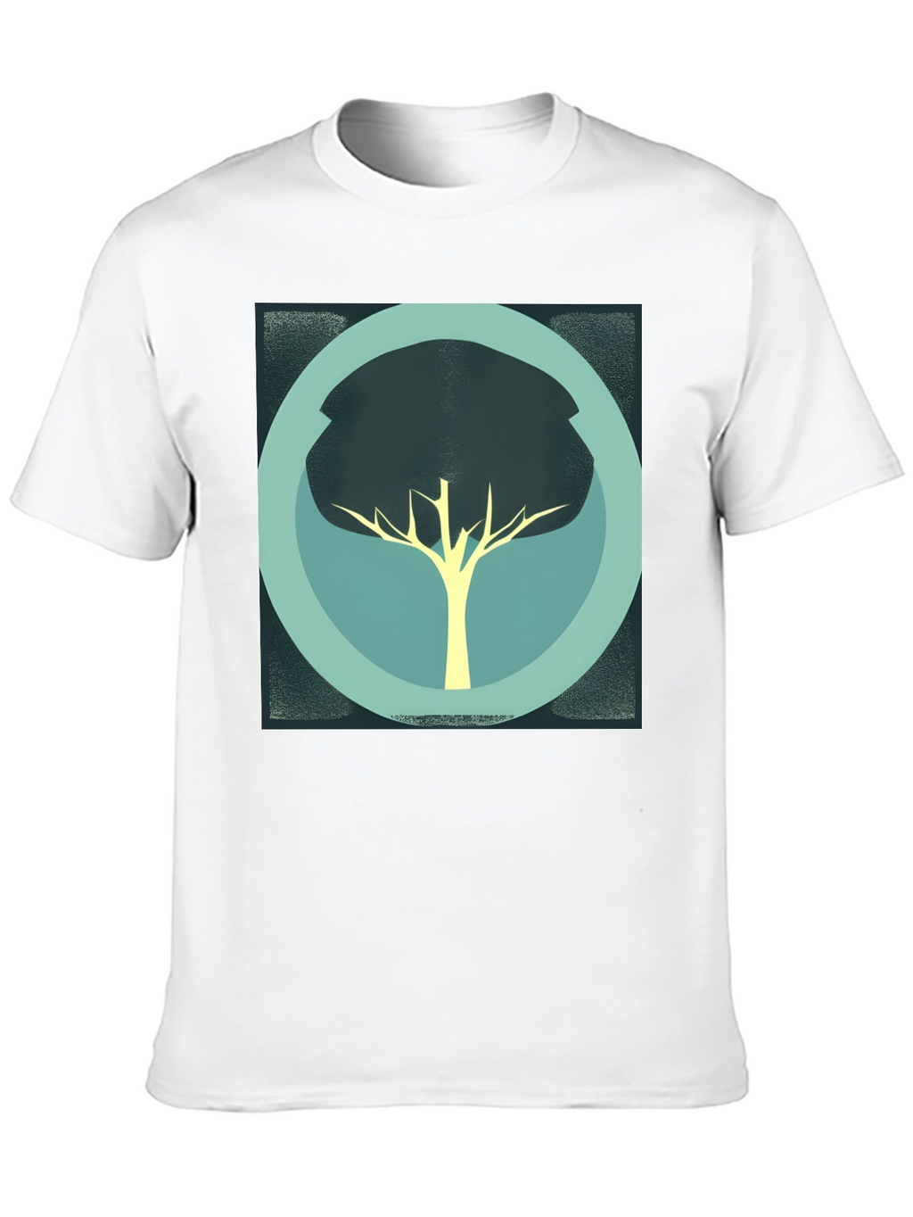 Abstract Tree Graphic T-Shirt - Modern Design