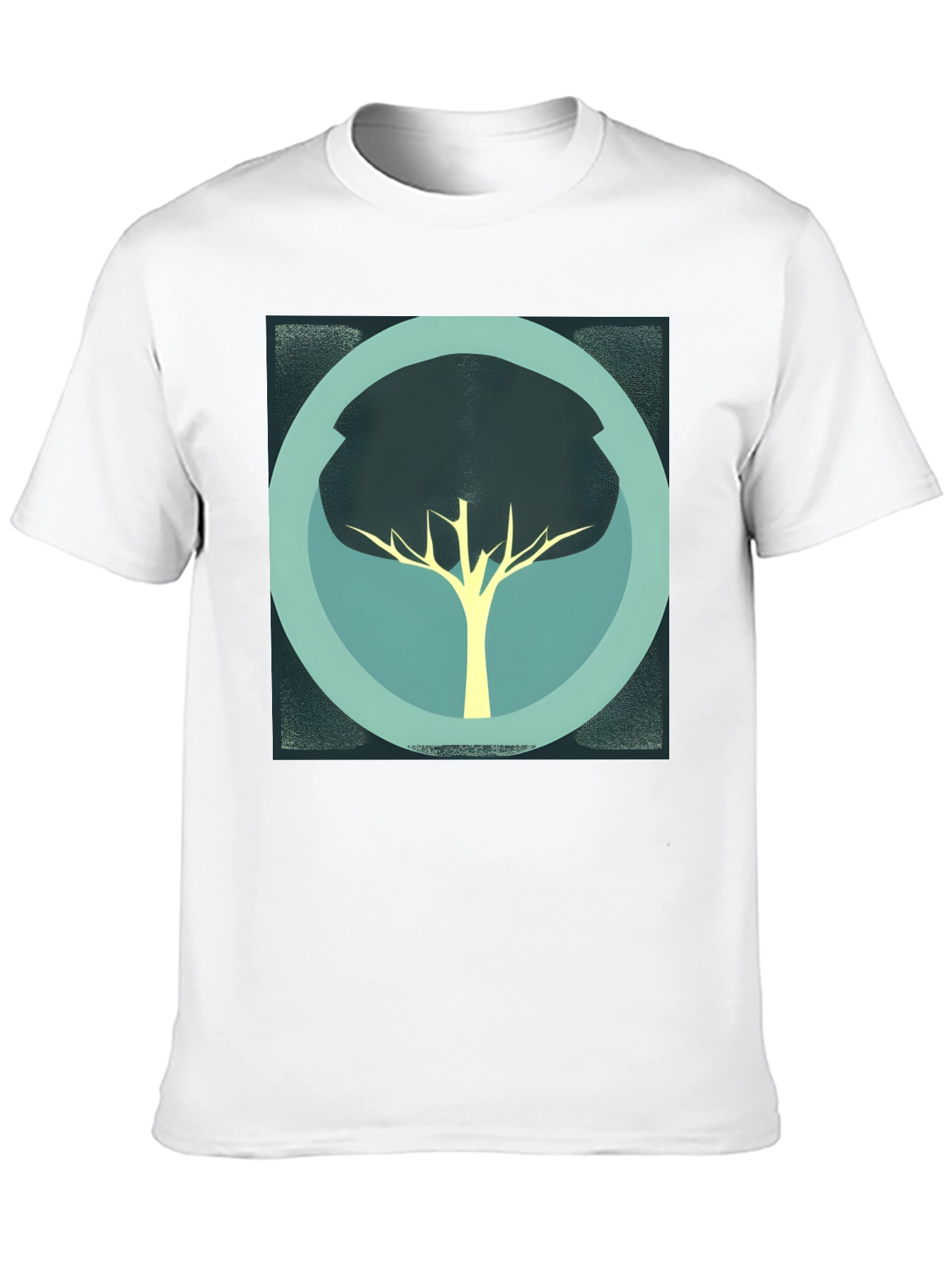 Abstract Tree Graphic T-Shirt - Modern Design