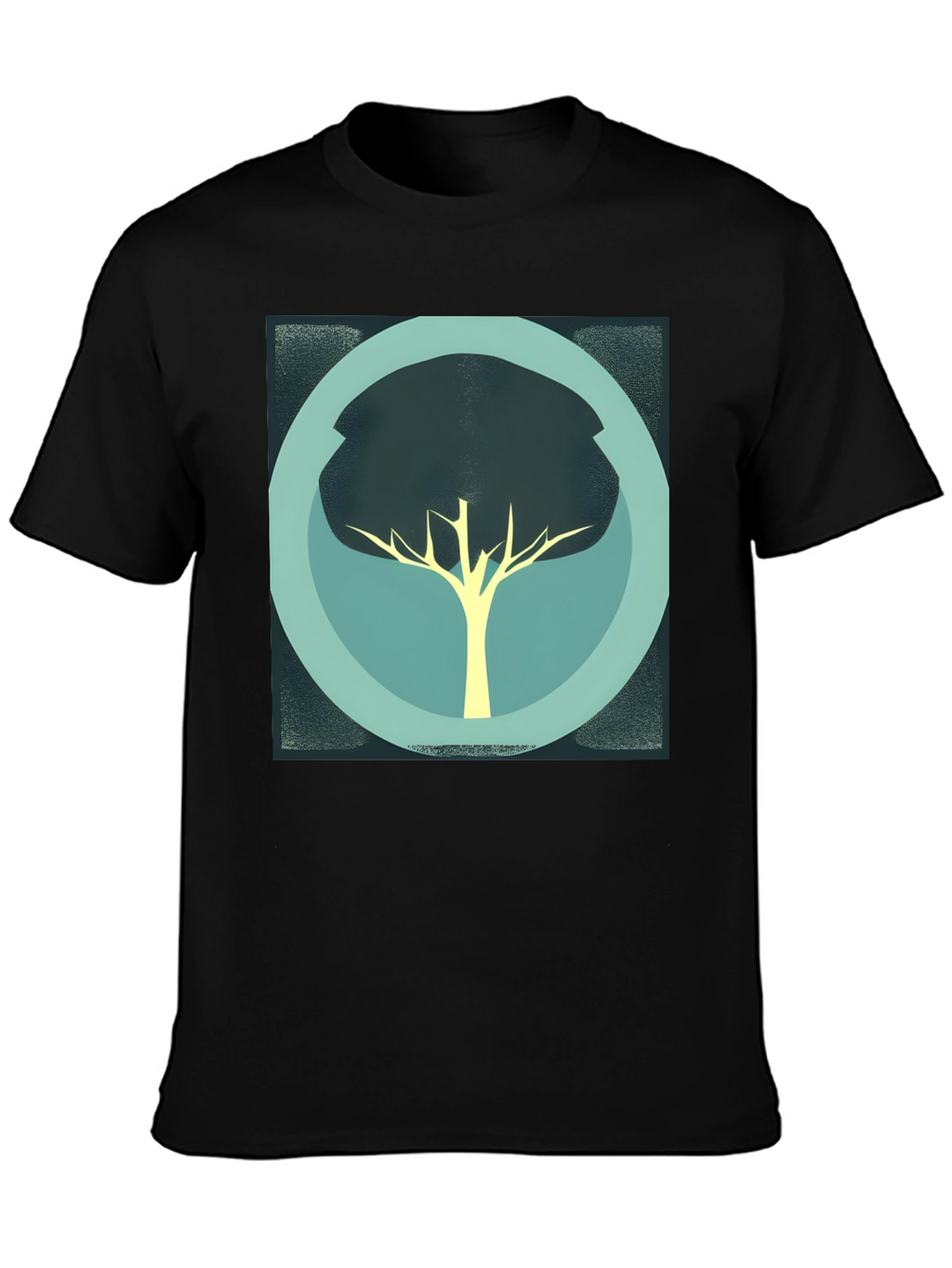 Abstract Tree Graphic T-Shirt - Modern Design