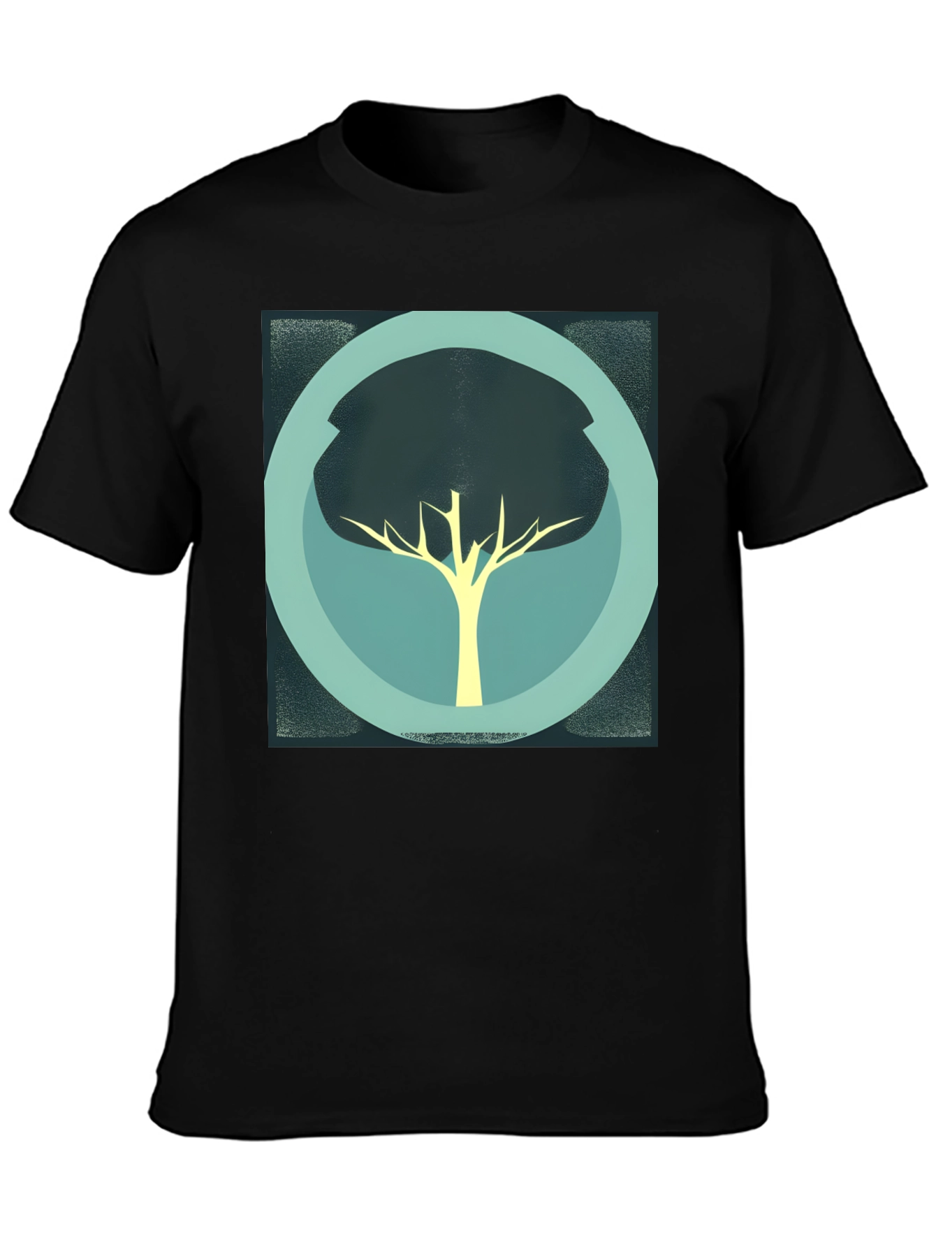 Abstract Tree Graphic T-Shirt - Modern Design