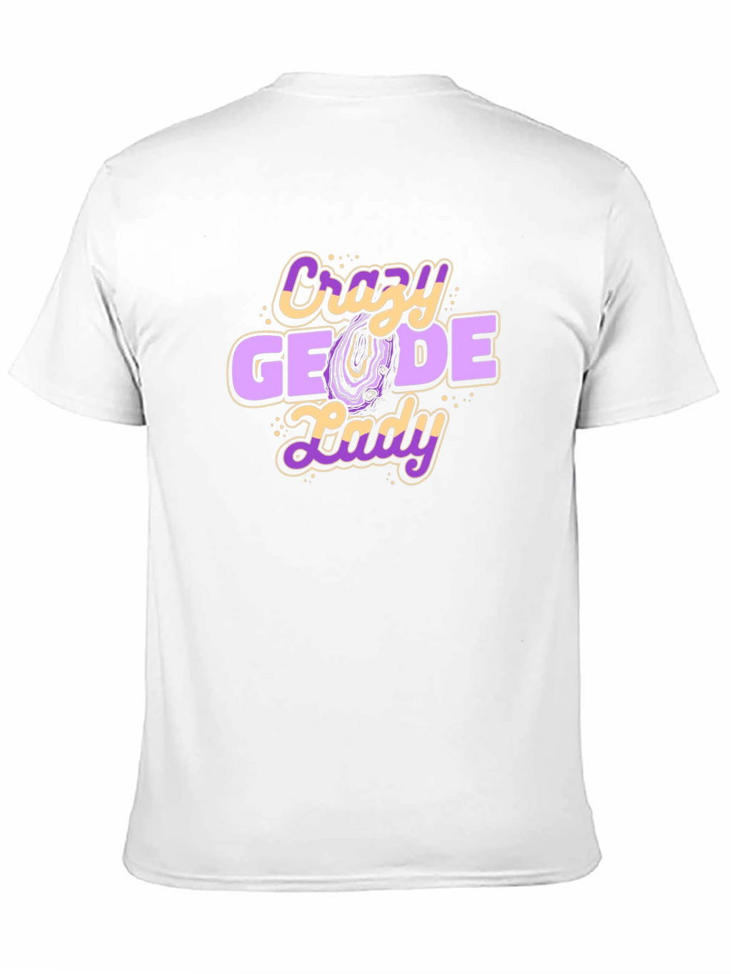 Crazy Geode Lady T-Shirt - Rockhound Tee