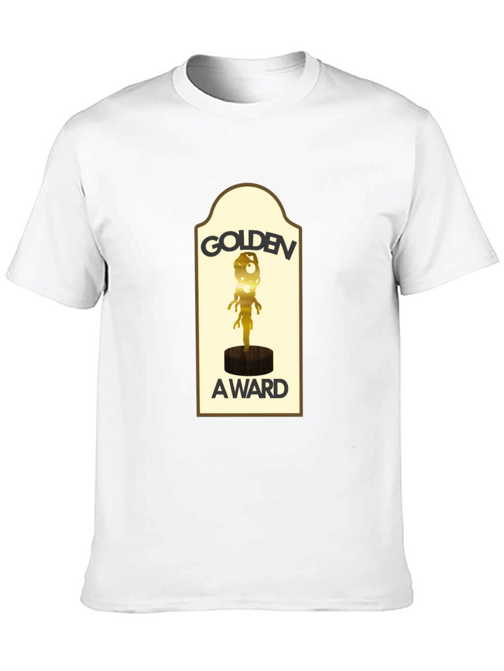 Golden Award Graphic Black T-Shirt