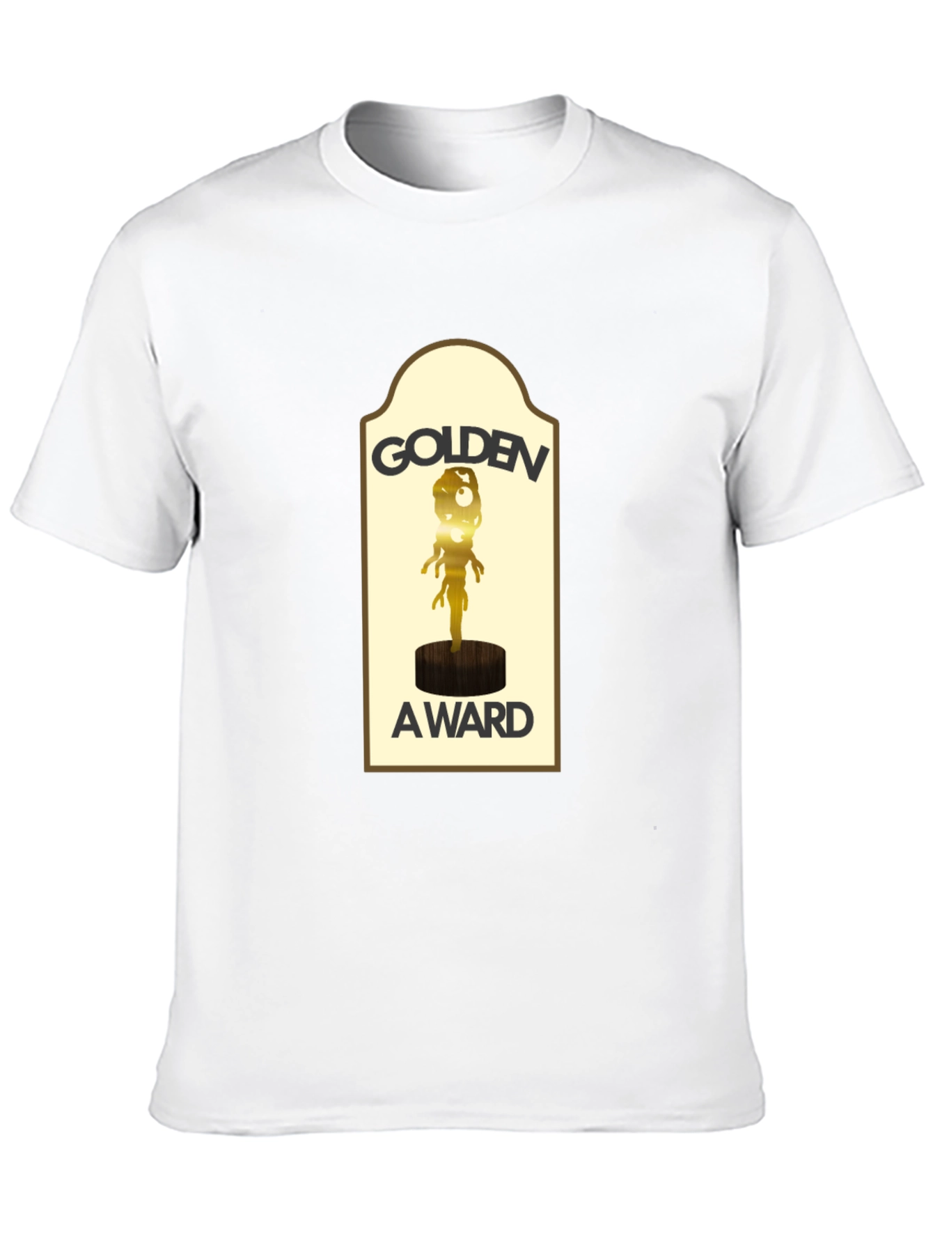 Golden Award Graphic Black T-Shirt