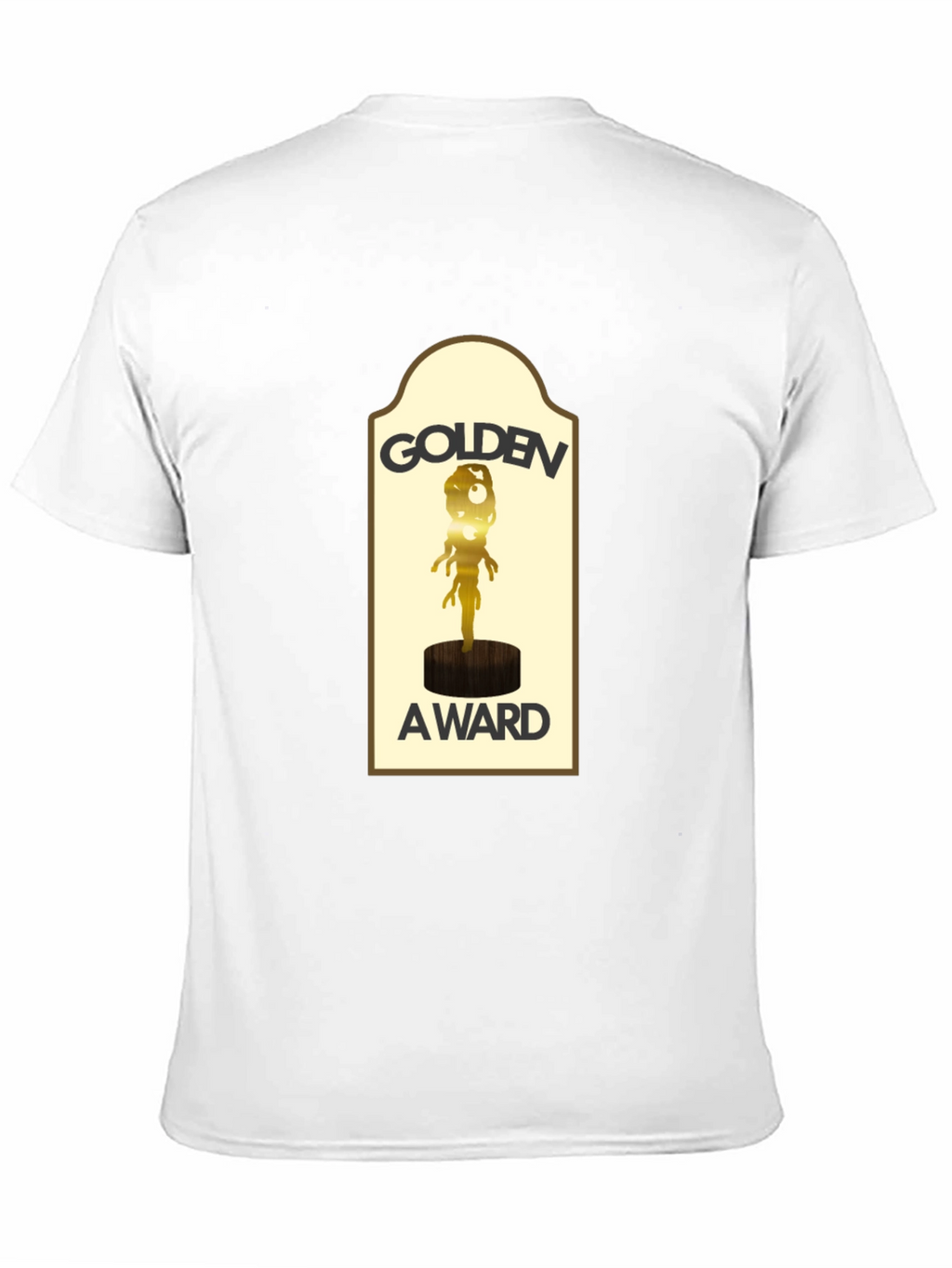 Golden Award Graphic Black T-Shirt