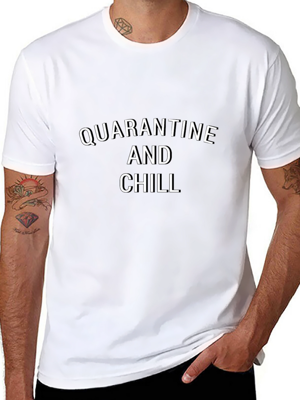 Quarantine and Chill Graphic T-Shirt