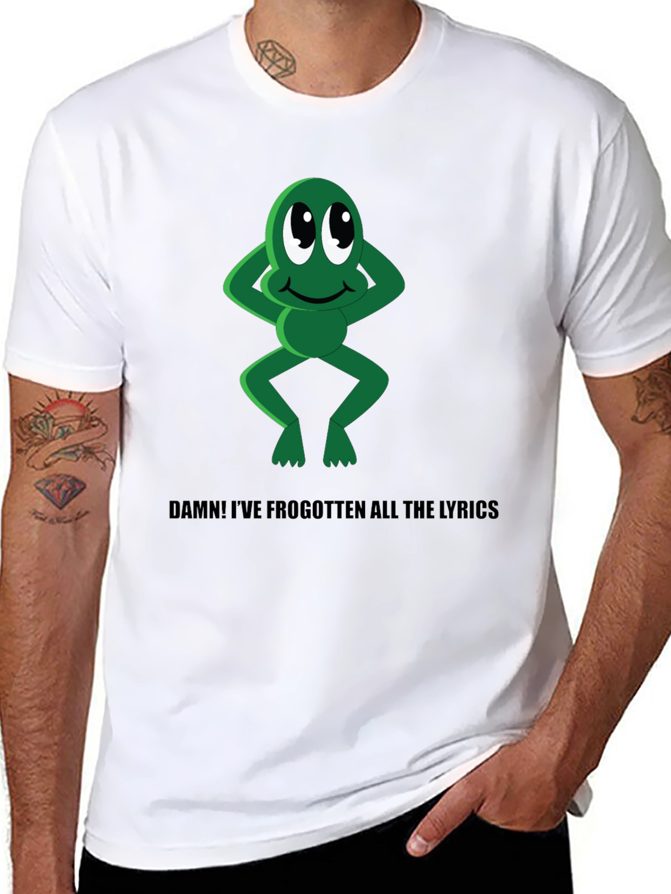 Funny Frog T-Shirt - Forgotten Lyrics Tee