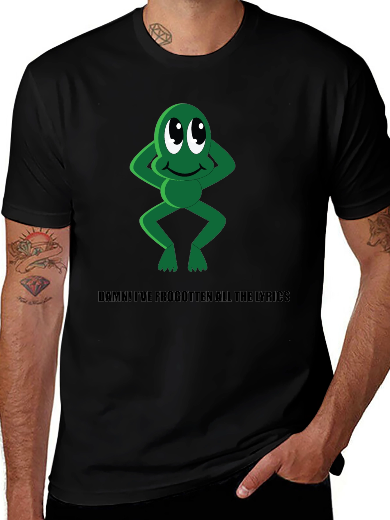 Funny Frog T-Shirt - Forgotten Lyrics Tee