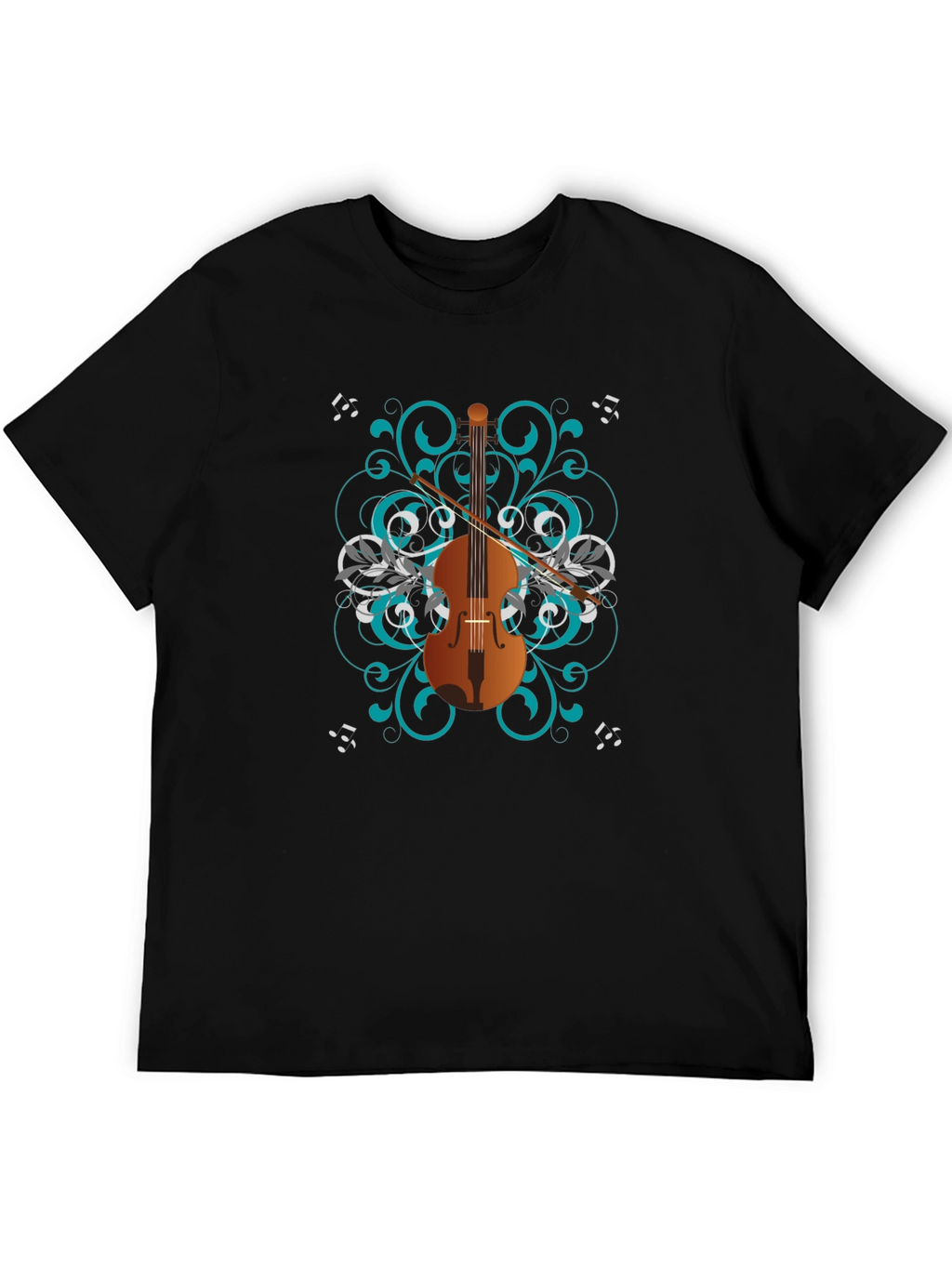 Musical Cello Graphic Tee - Stylish Musician T-Shirt