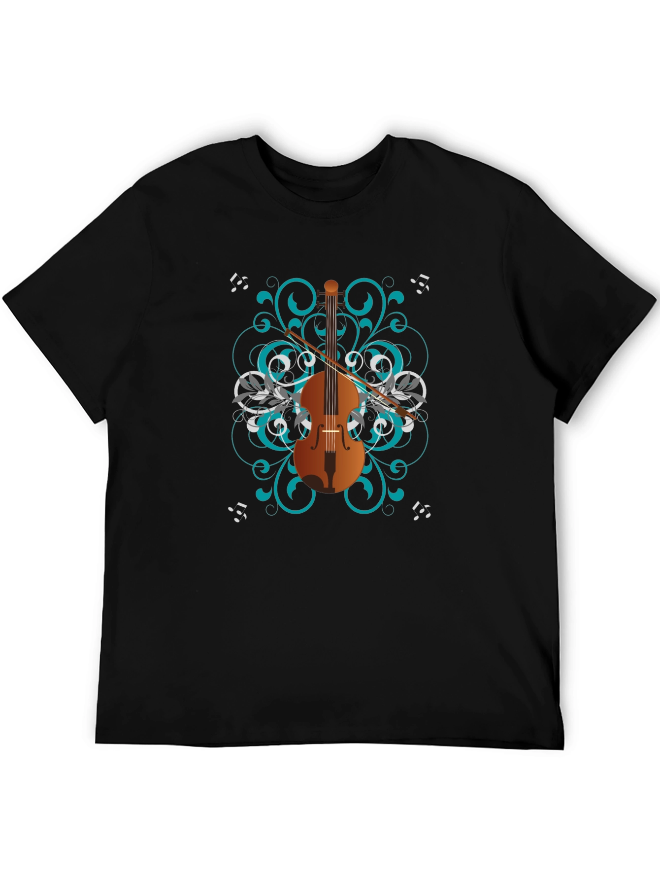 Musical Cello Graphic Tee - Stylish Musician T-Shirt
