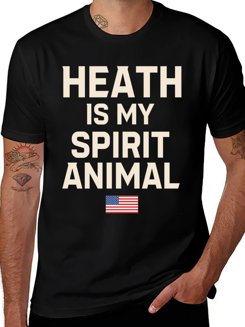 Heath Is My Spirit Animal Graphic Tee