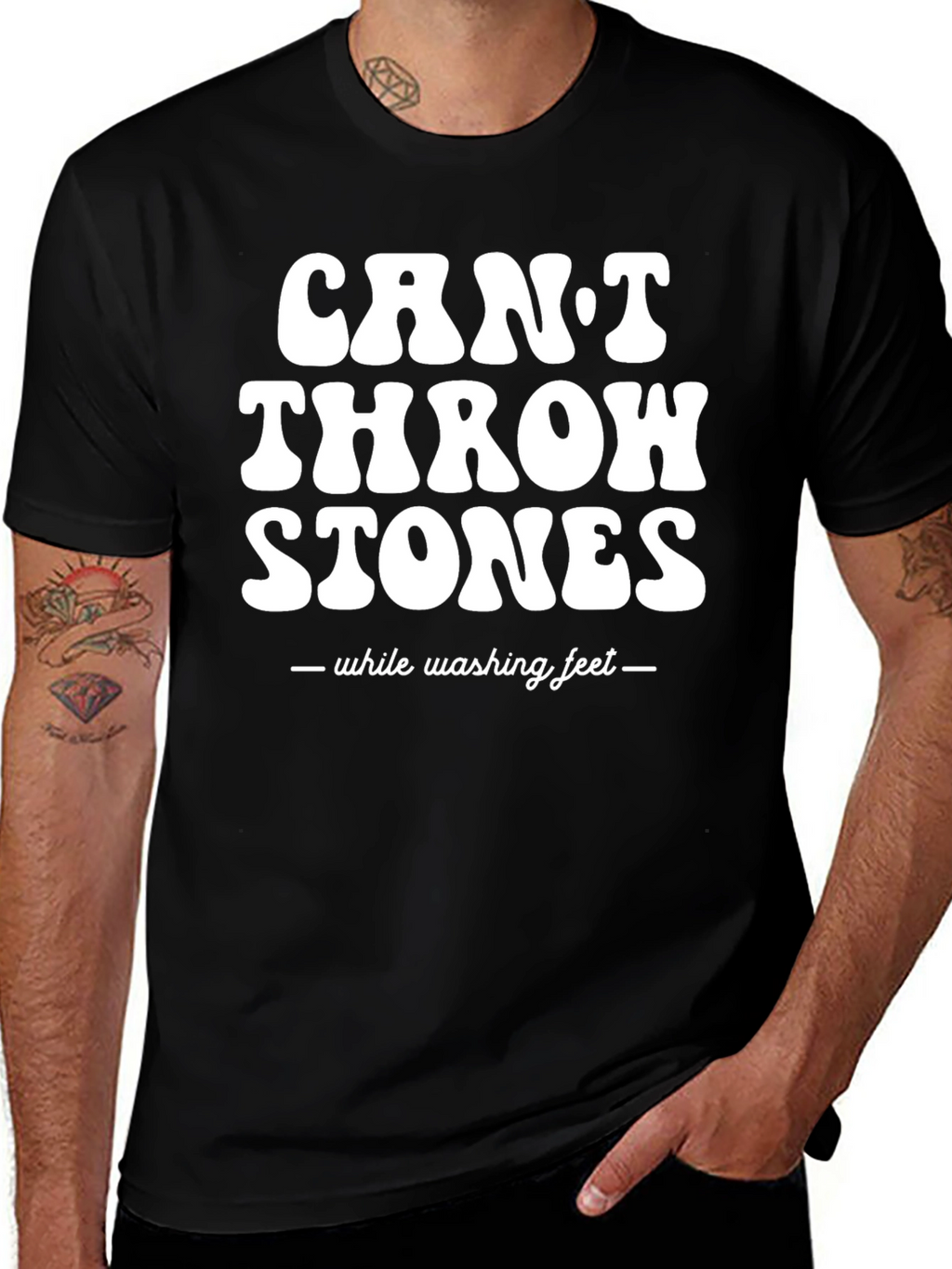 Cant Throw Stones T-Shirt