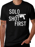 Solo Shot First Graphic T-Shirt