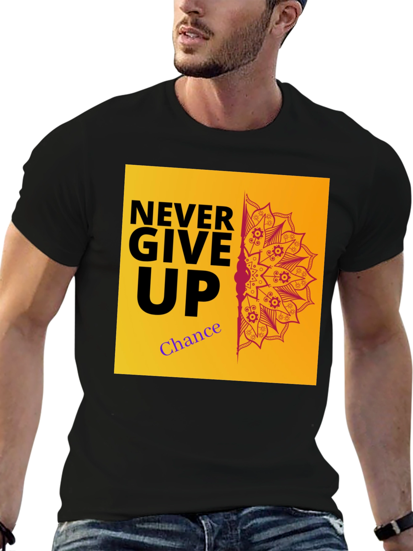 Never Give Up Graphic Tee
