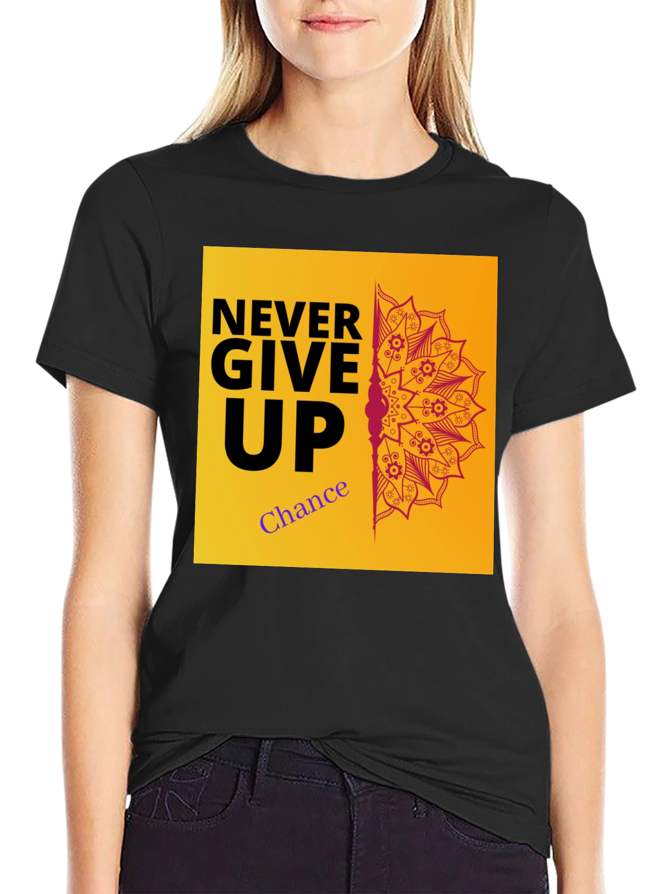 Never Give Up Graphic Tee