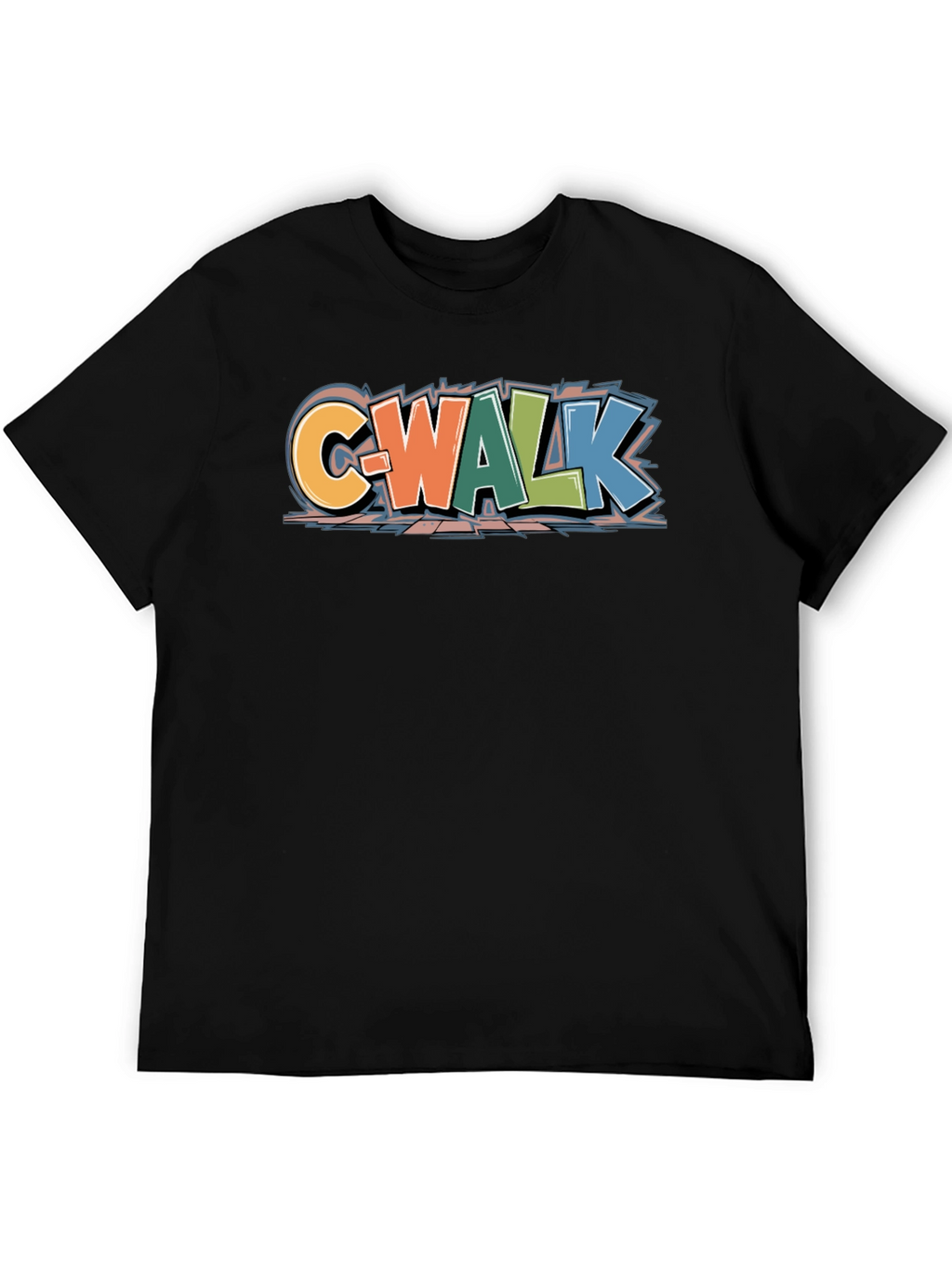 C-Walk Graffiti Style Black T-Shirt