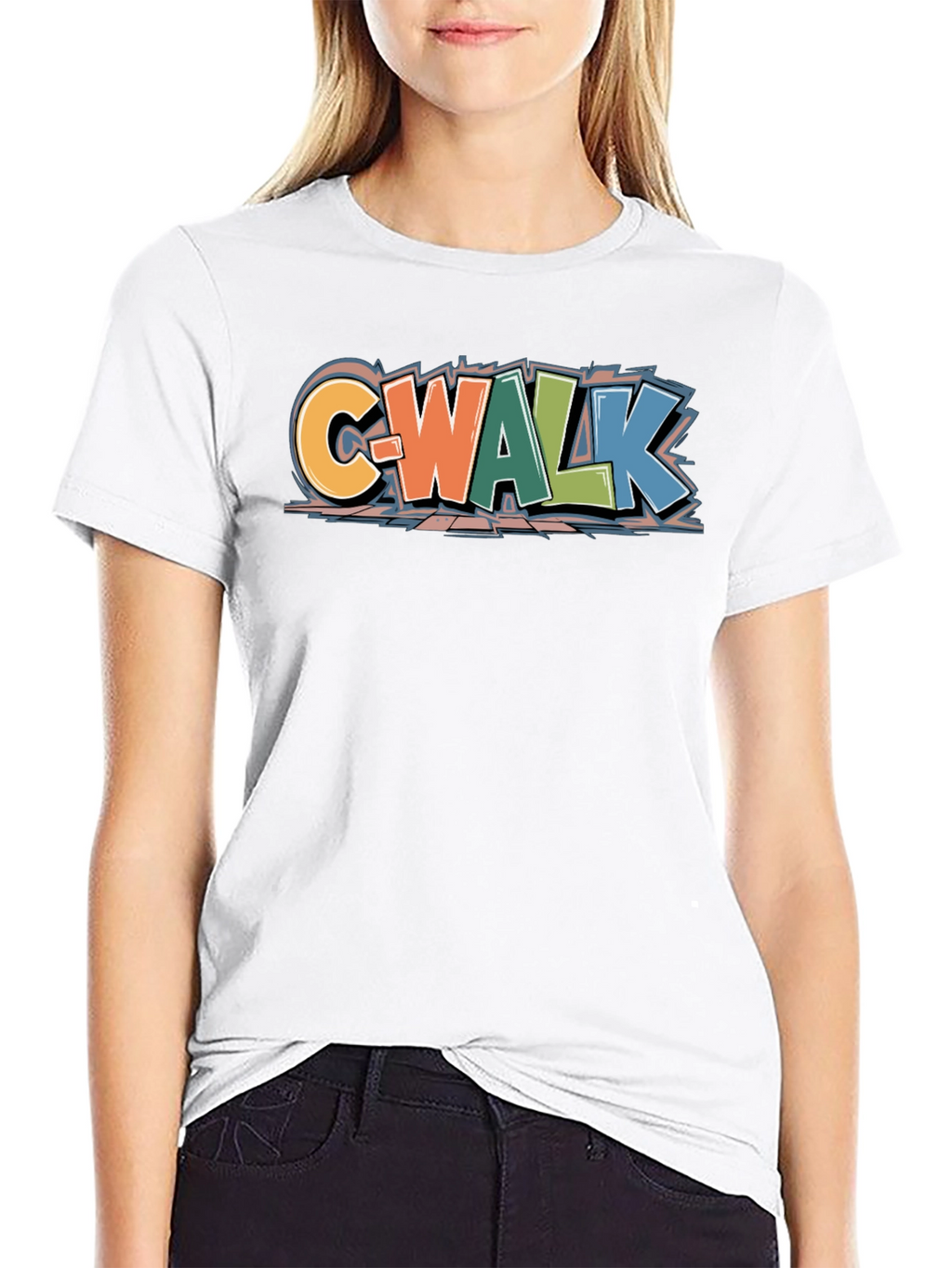 C-Walk Graffiti Style Black T-Shirt