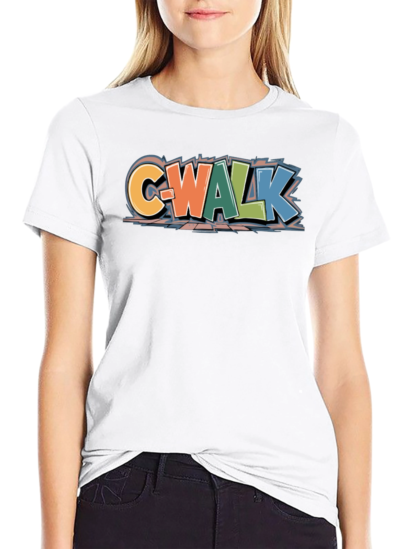 C-Walk Graffiti Style Black T-Shirt