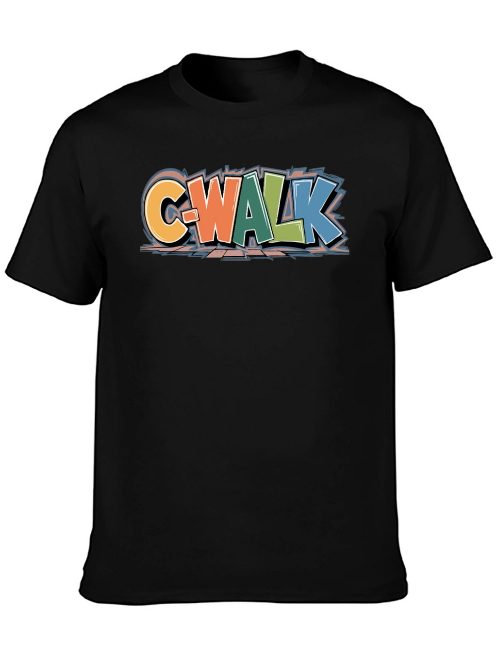 C-Walk Graffiti Style Black T-Shirt
