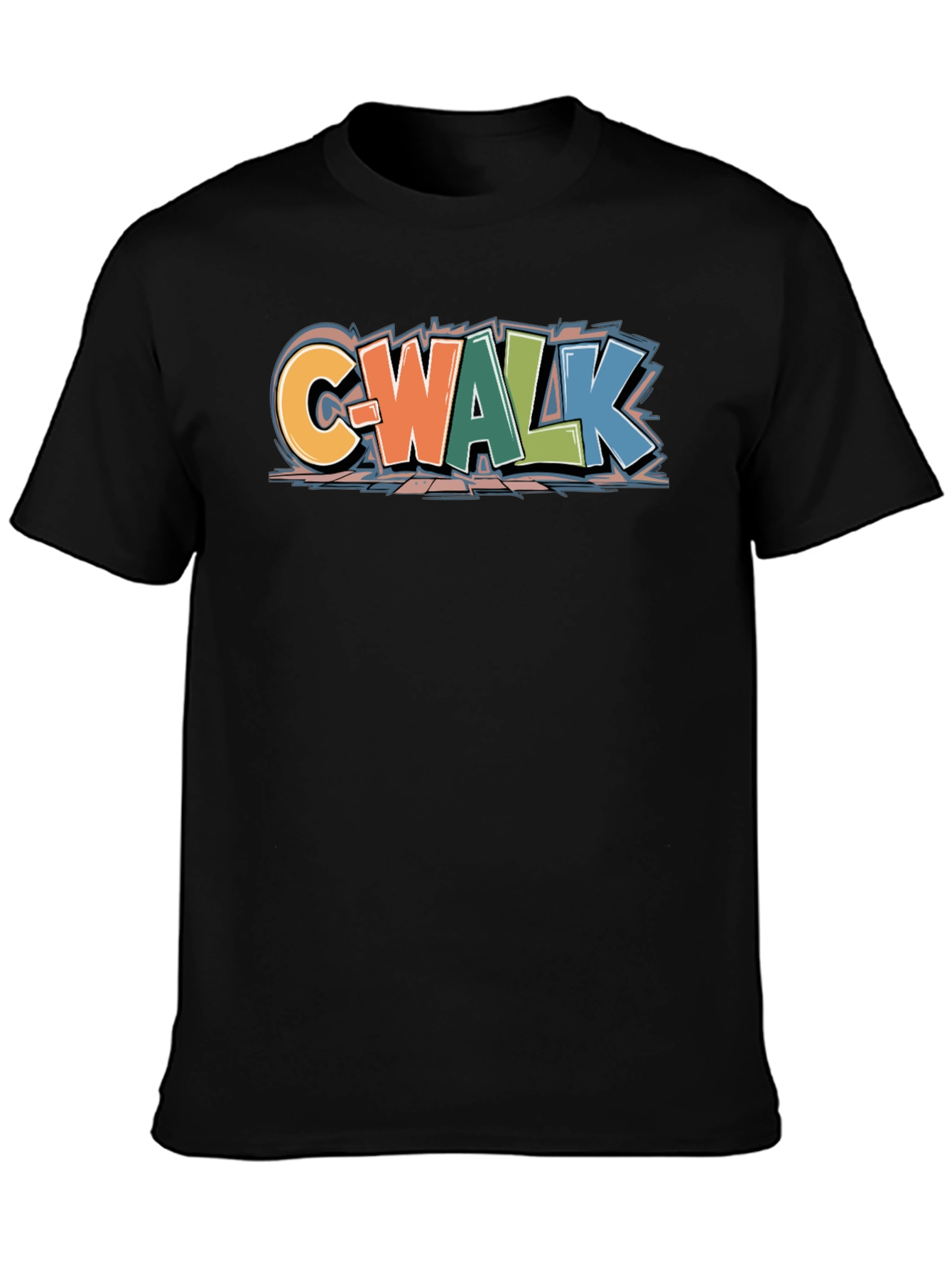 C-Walk Graffiti Style Black T-Shirt