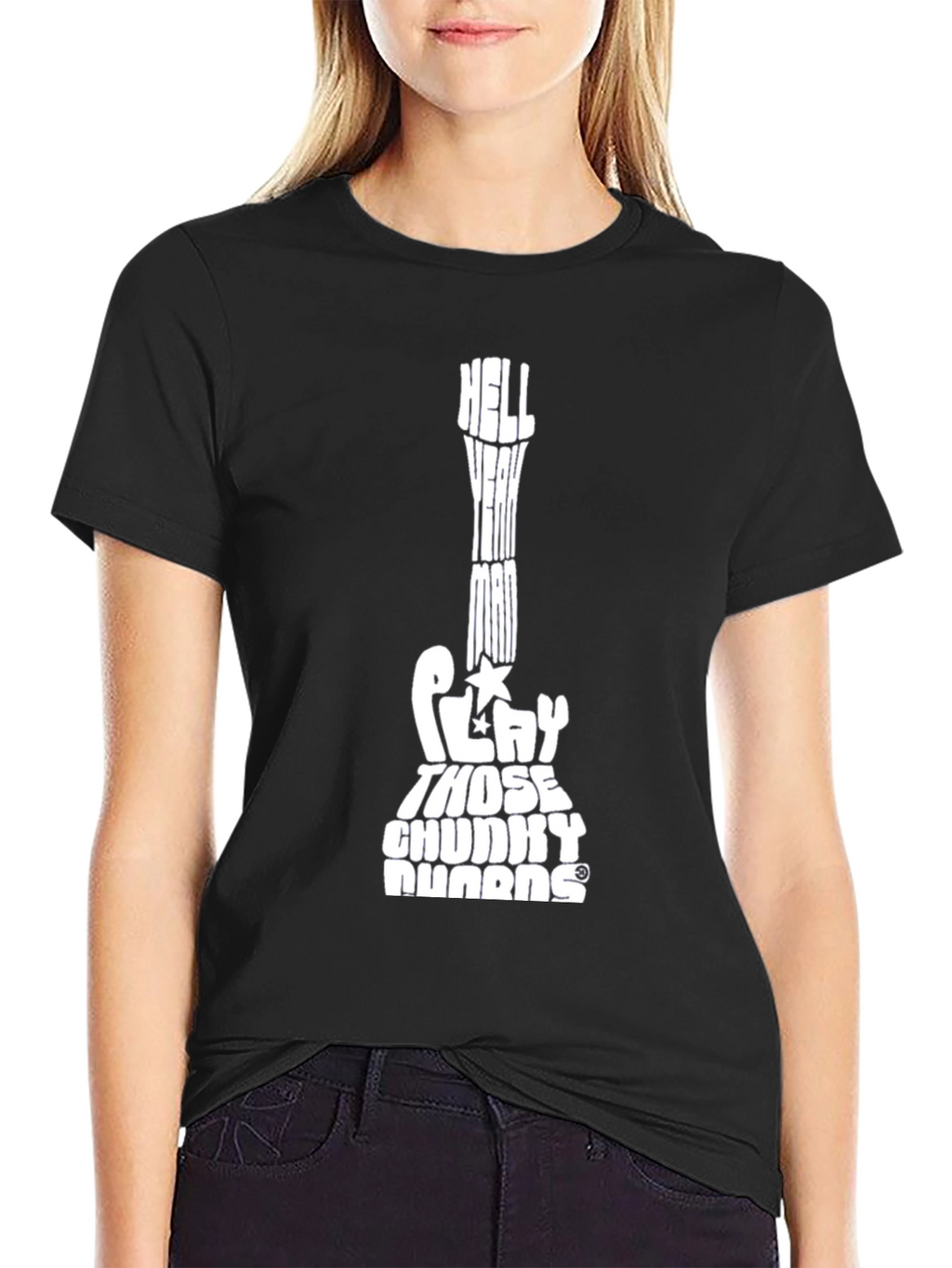 Hell Yeah Man Guitar Chord T-Shirt