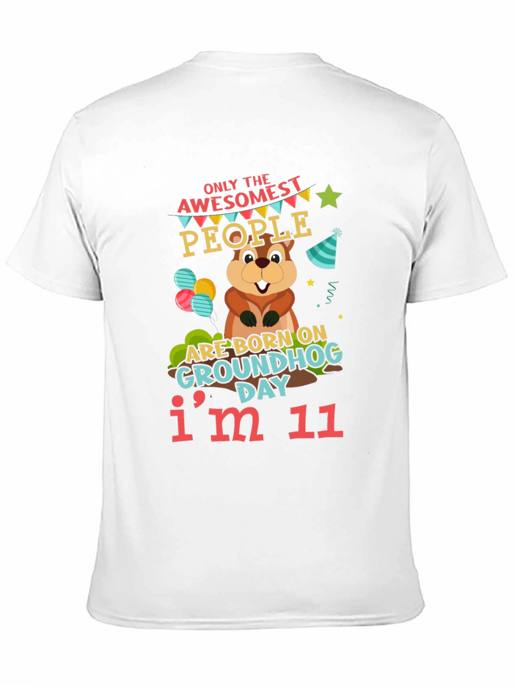 Awesome Groundhog Day 11th Birthday T-Shirt
