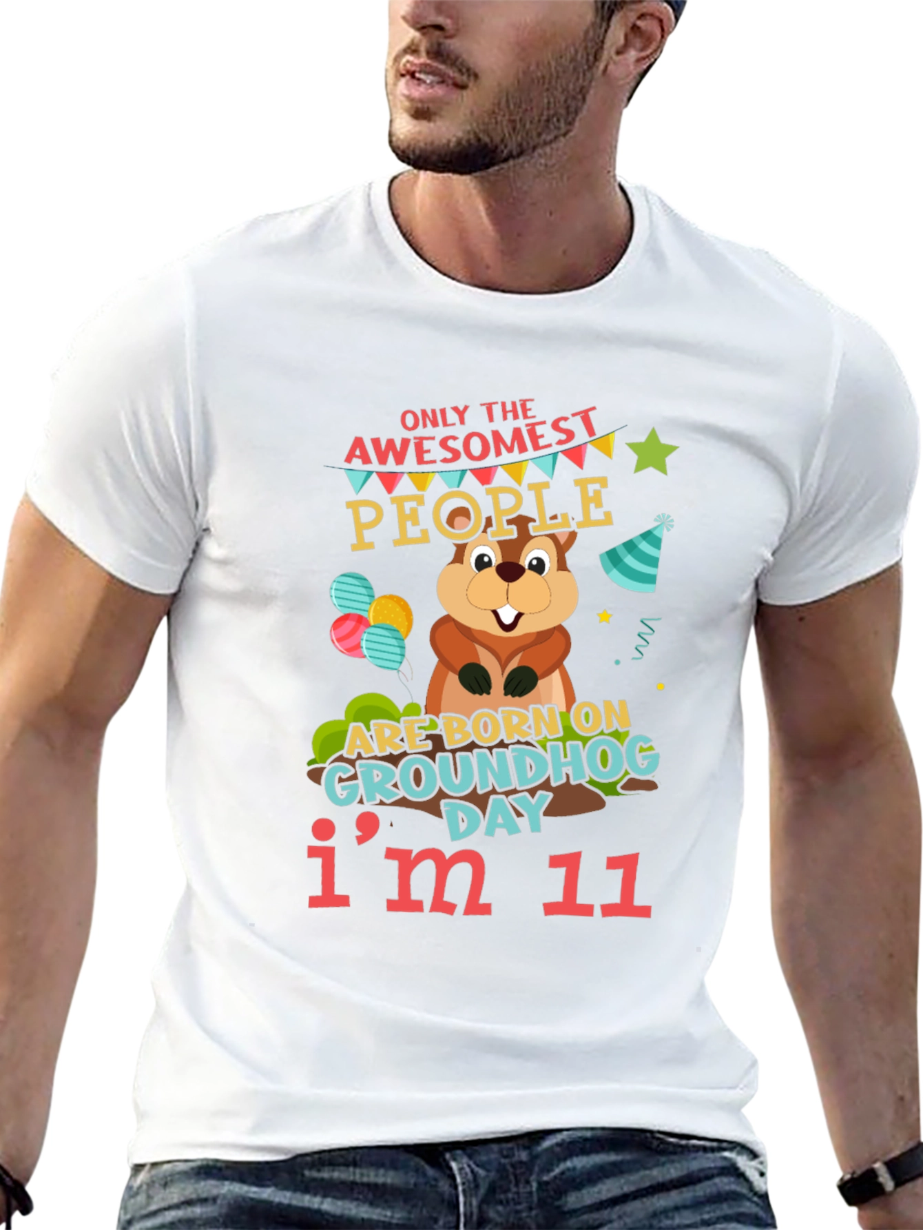 Awesome Groundhog Day 11th Birthday T-Shirt