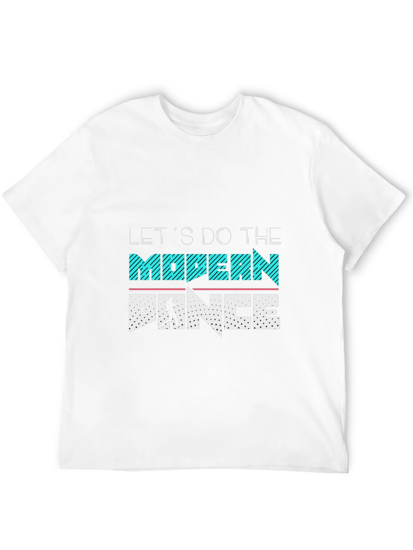 Modern Dance Graphic Tee - Black Cotton T-Shirt