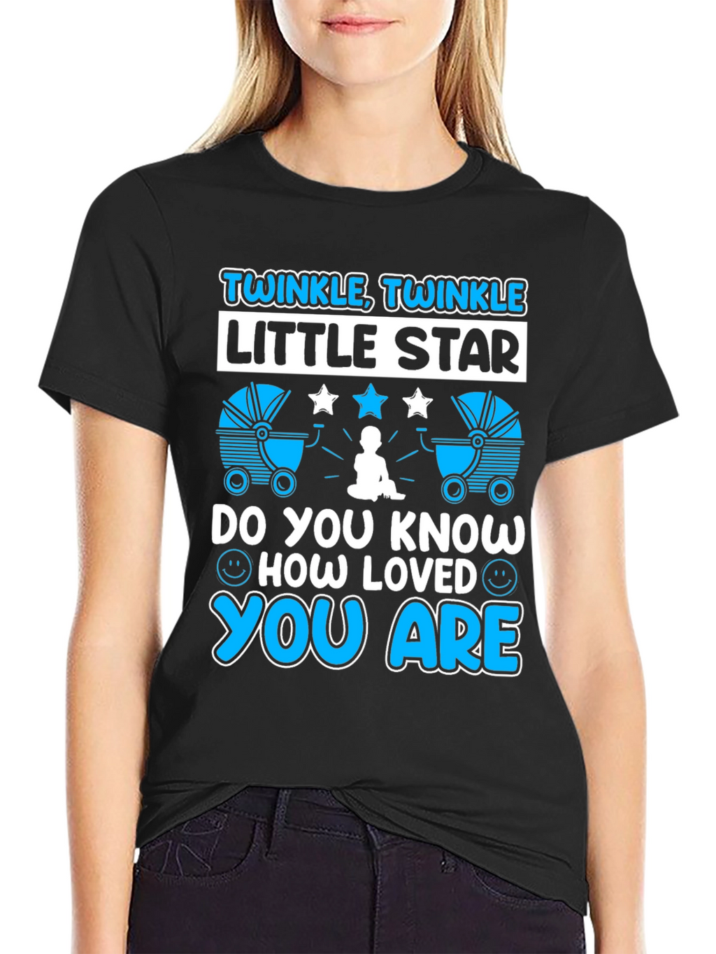 Twinkle Little Star Twin Baby T-Shirt