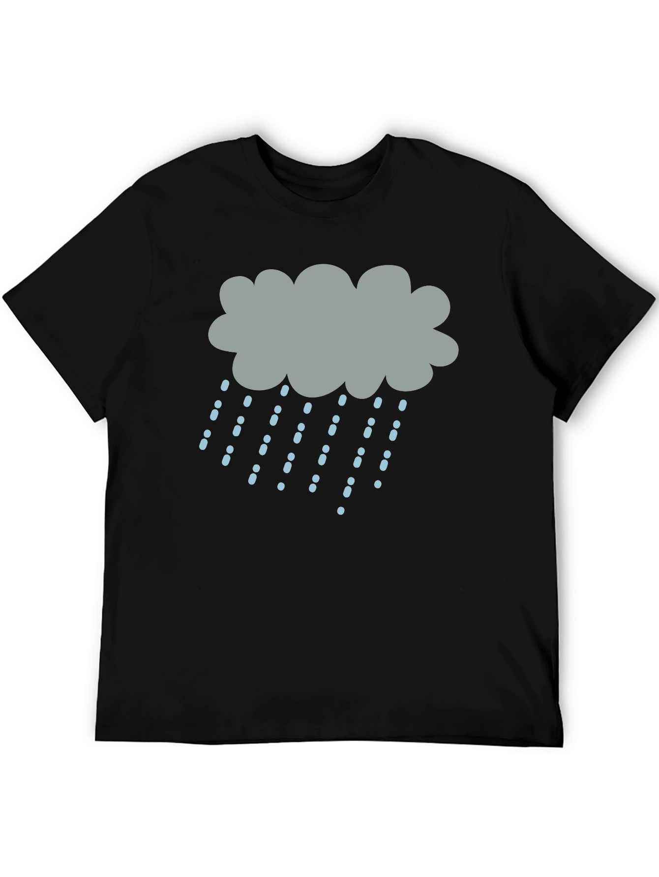 Rain Cloud Graphic Tee - Stylish Comfort