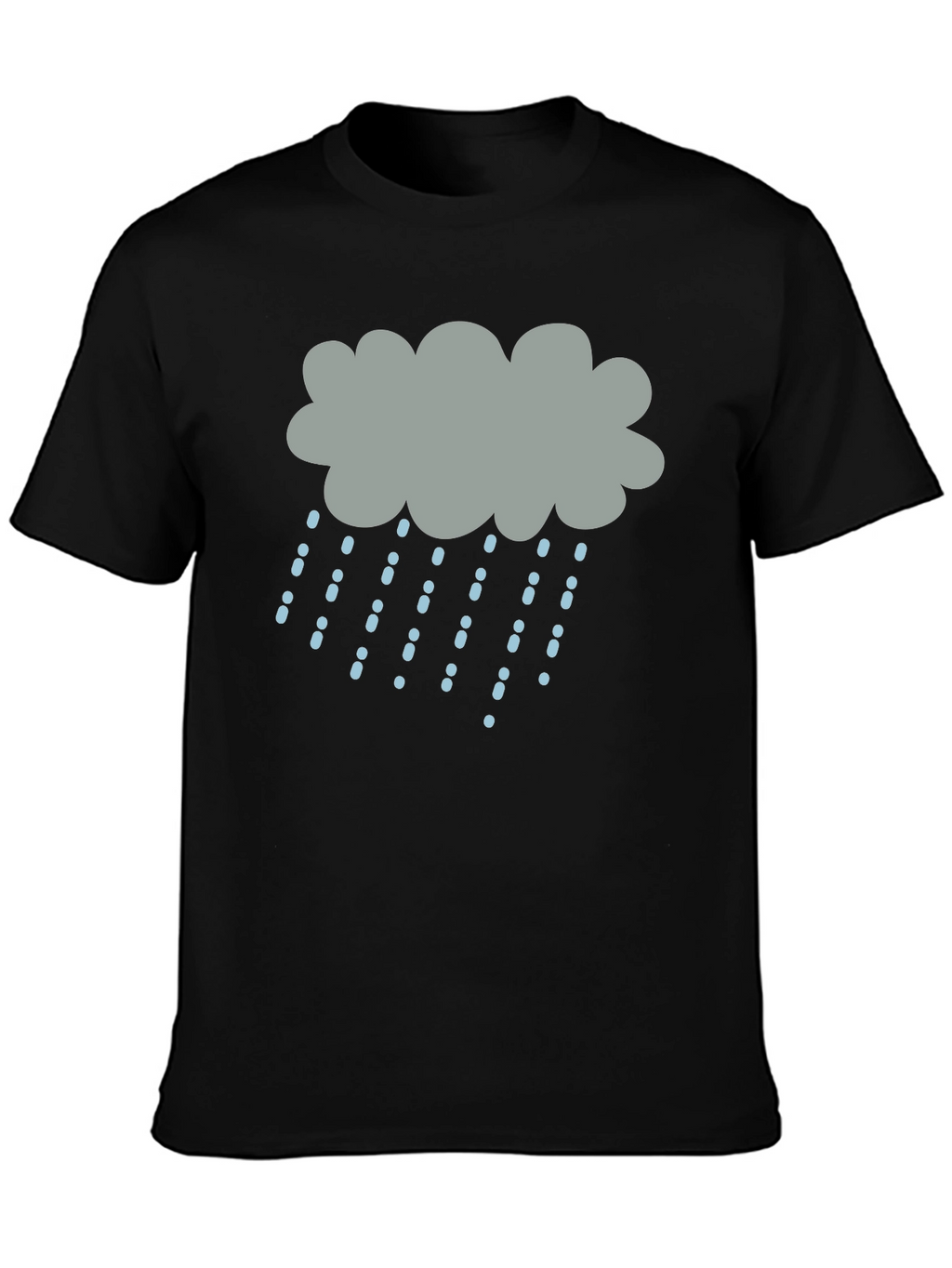 Rain Cloud Graphic Tee - Stylish Comfort